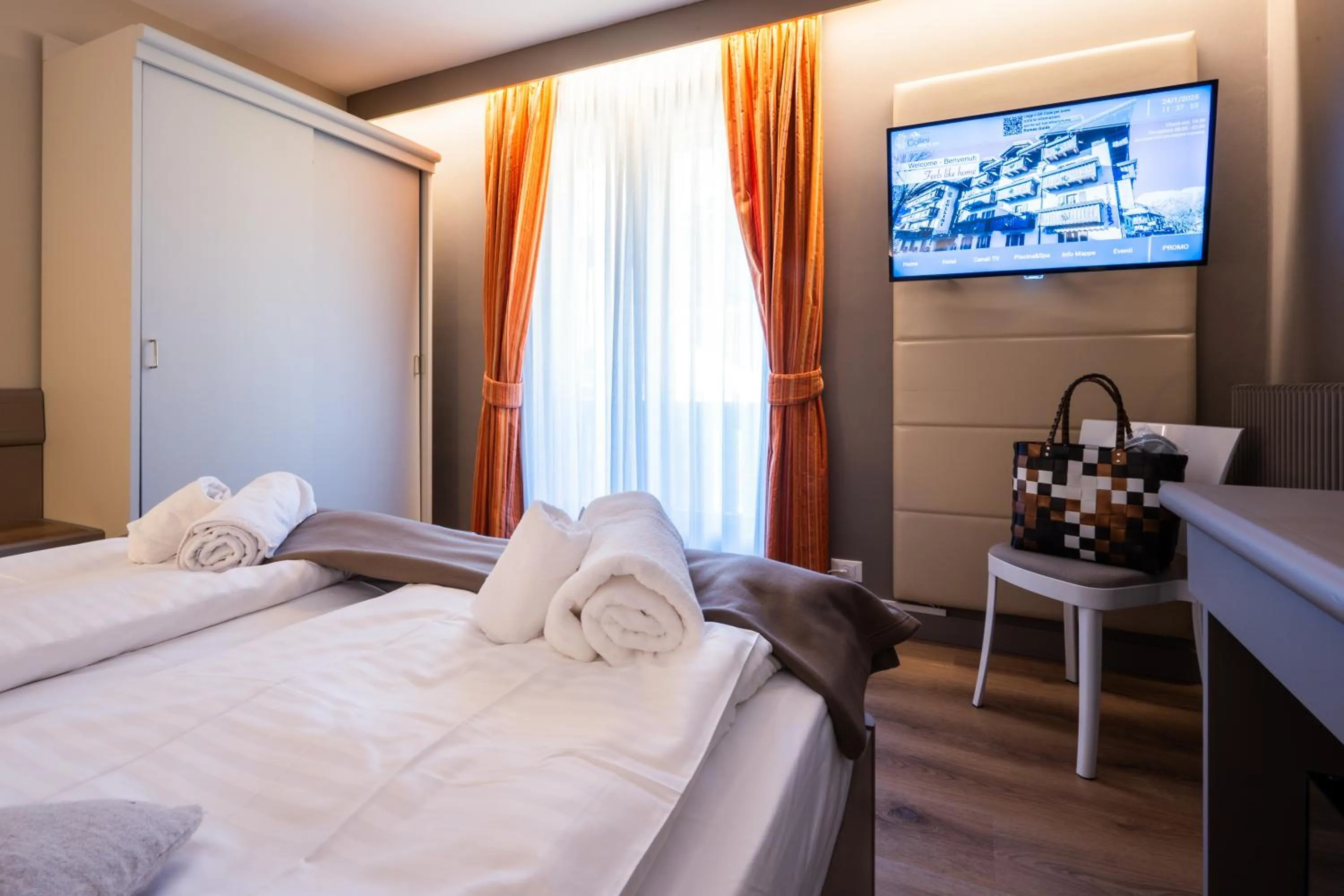 Bed in Hotel Collini