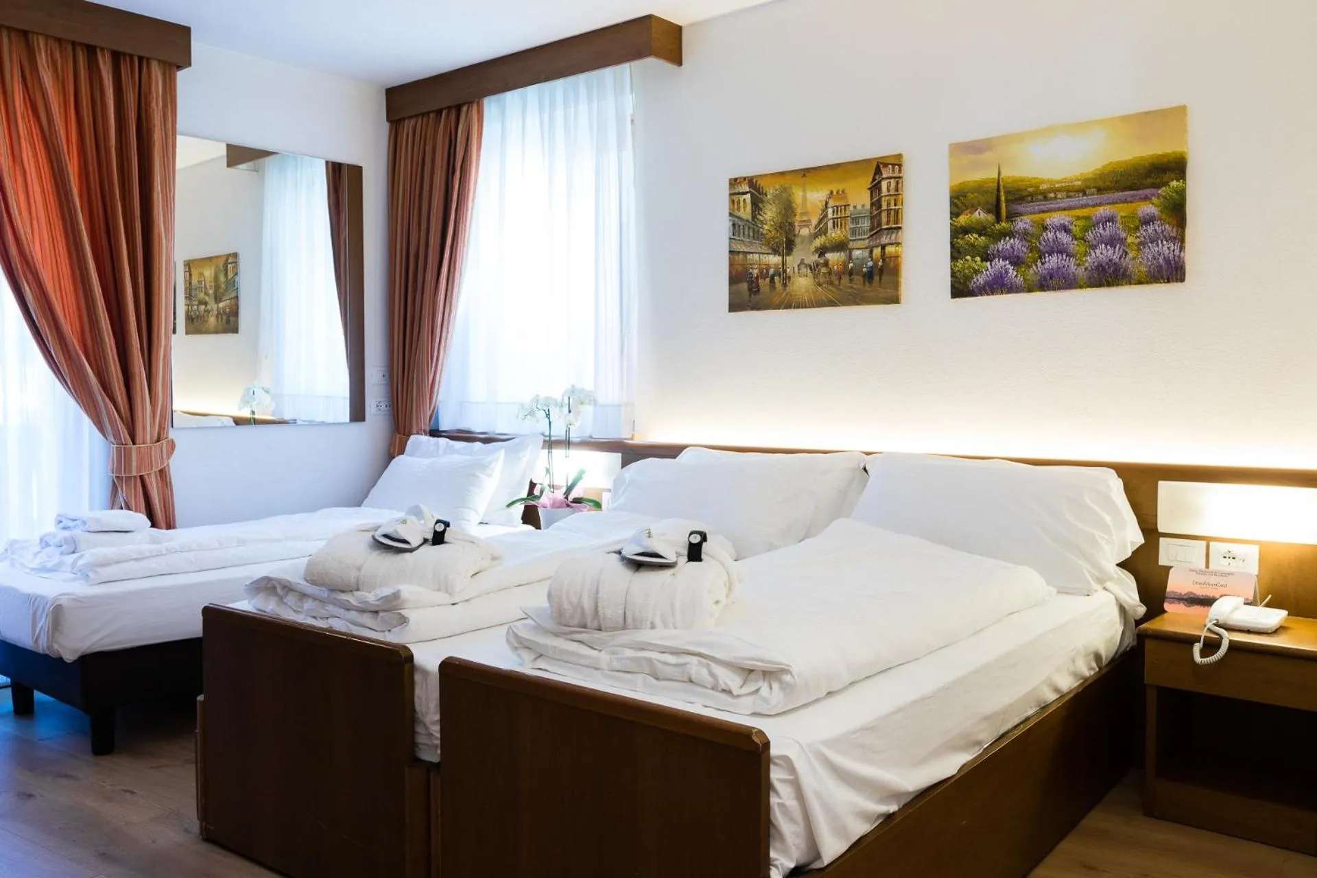 Bed in Hotel Collini