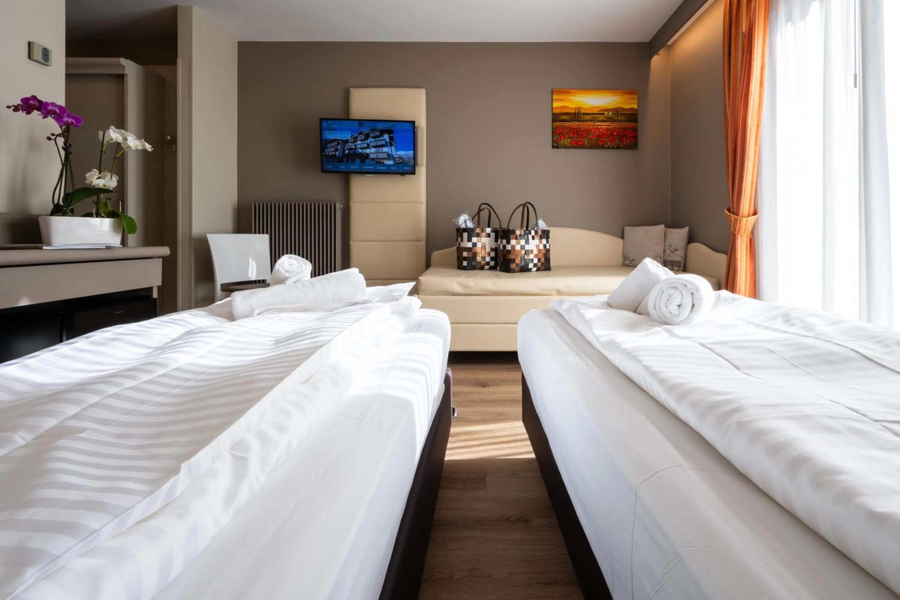 Bed in Hotel Collini