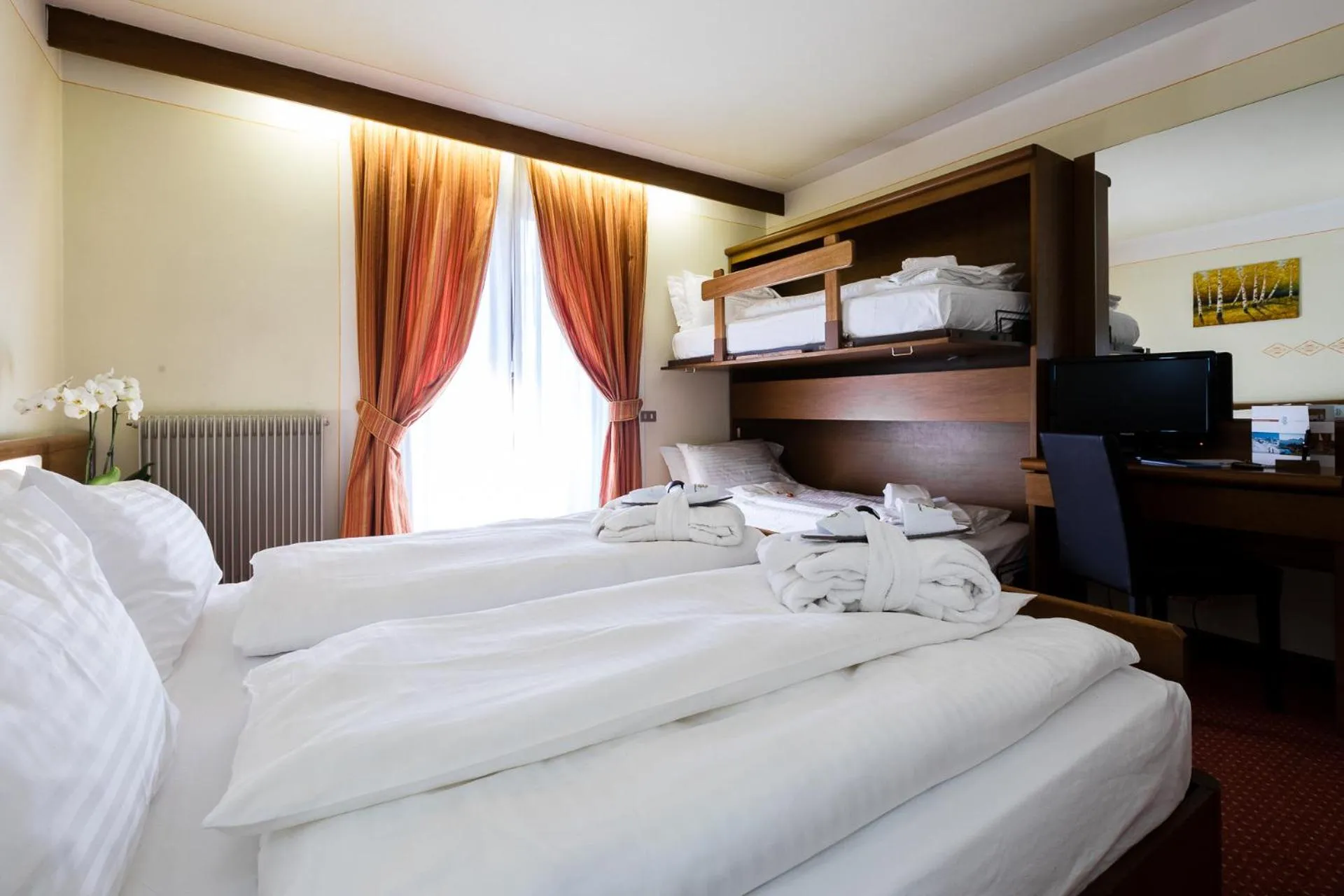 Bed in Hotel Collini