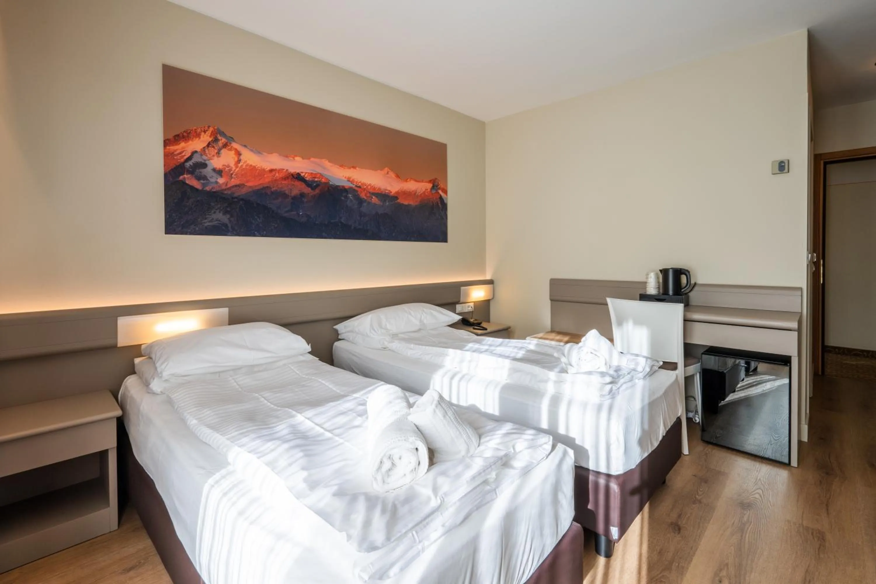 Bed in Hotel Collini