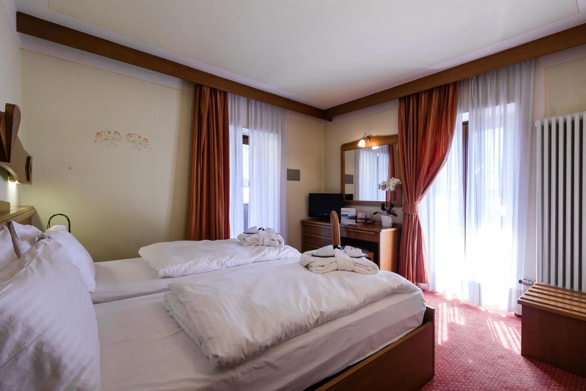 Bed in Hotel Collini