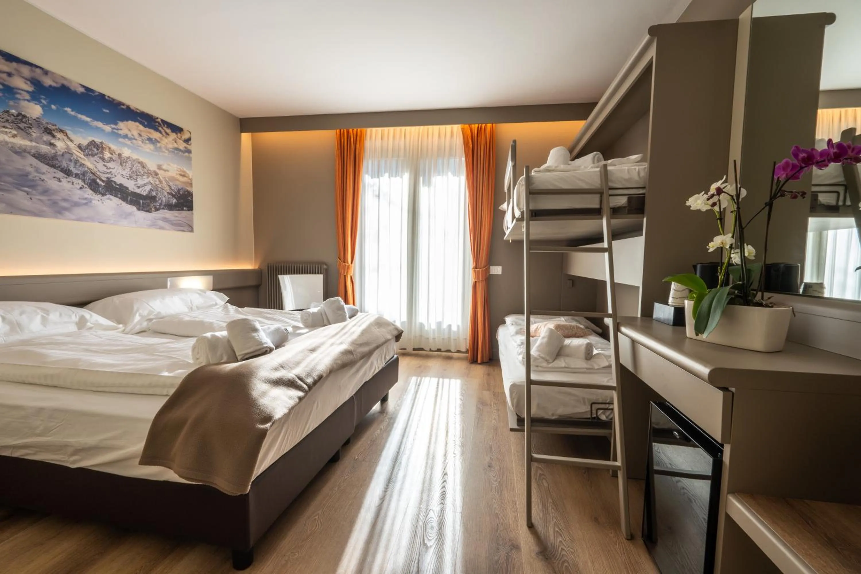 Bed in Hotel Collini