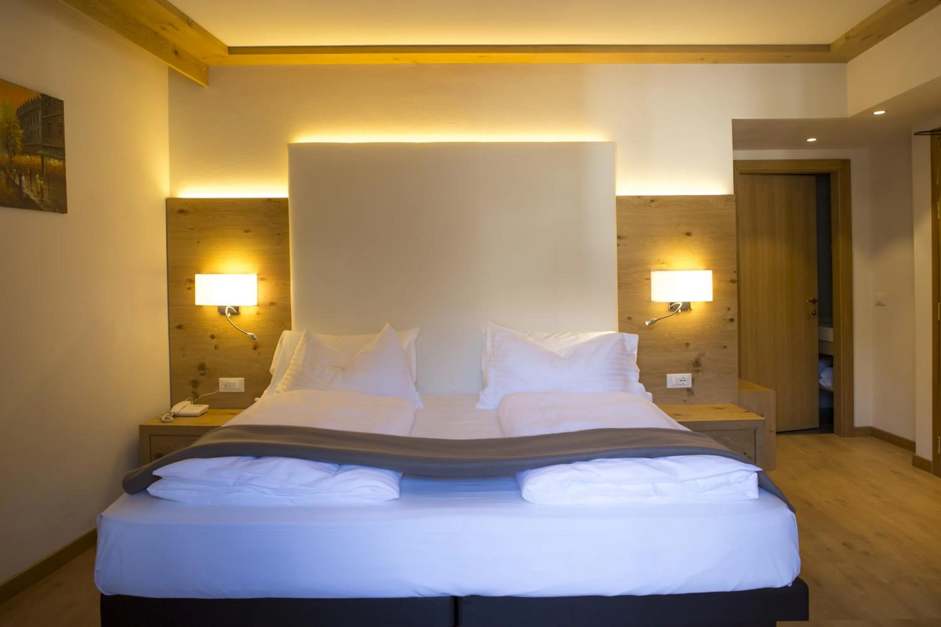 Bed in Hotel Collini