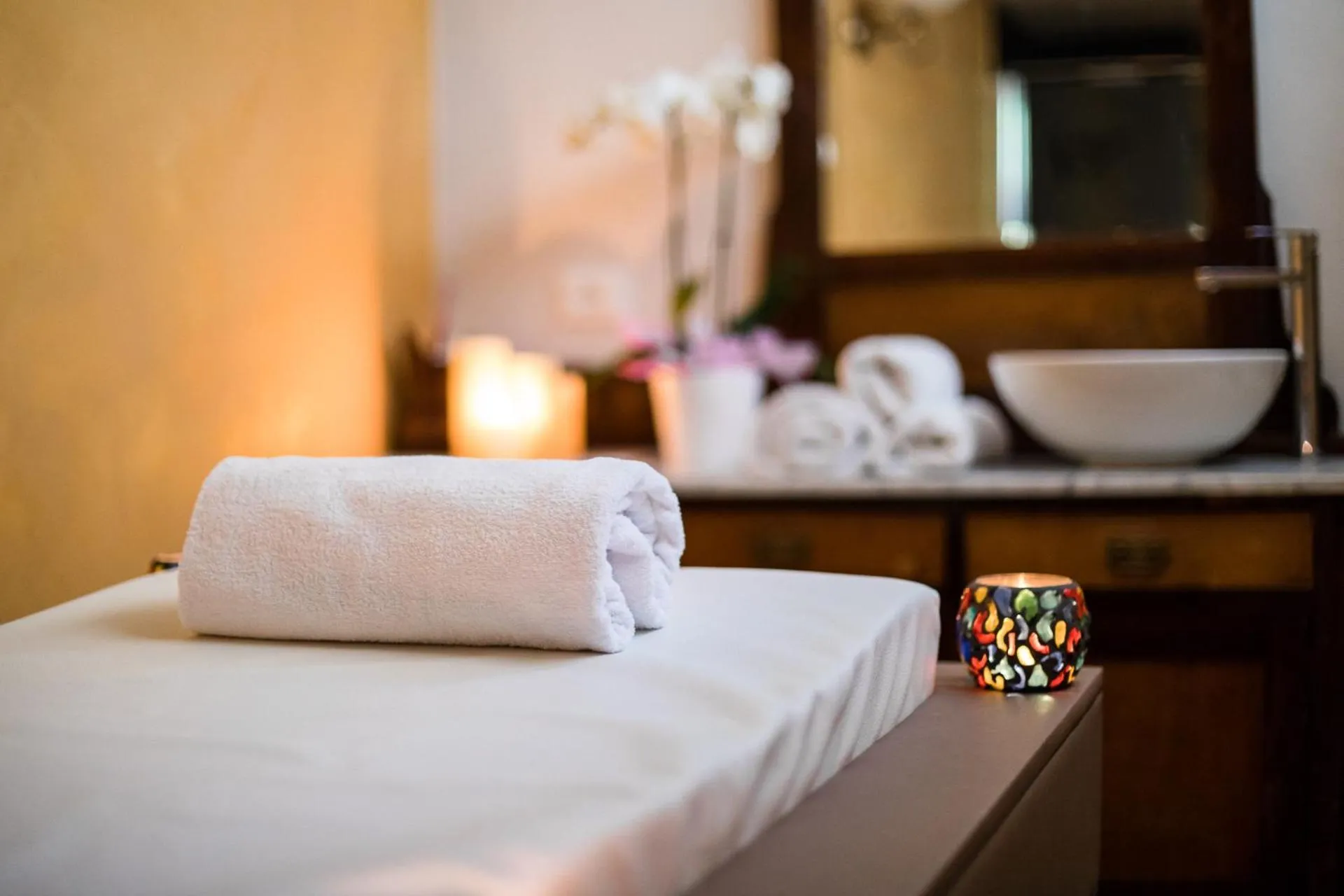 Bed in Hotel Collini