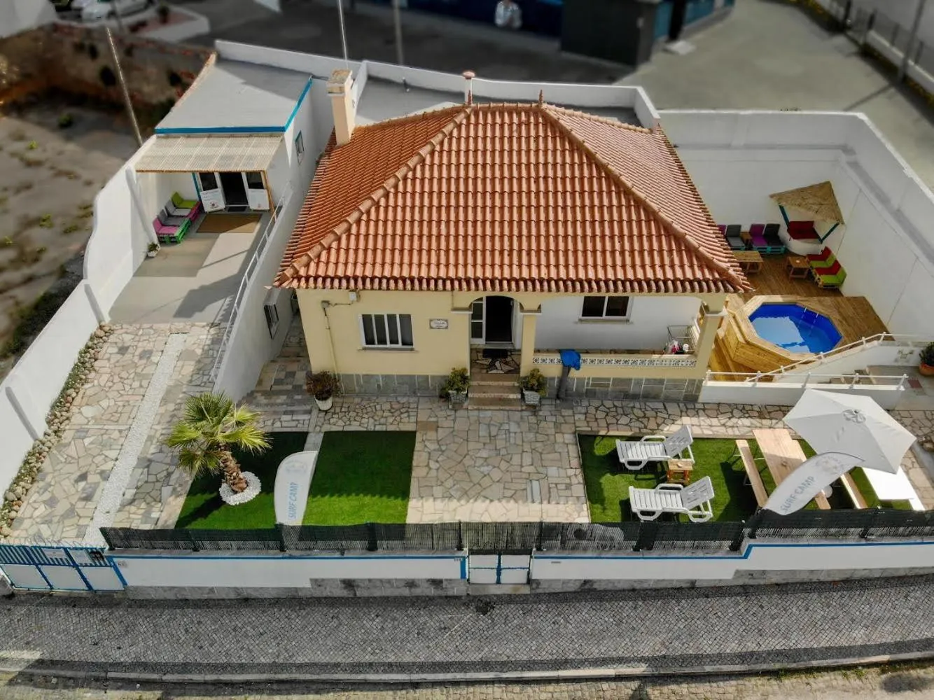 Bird's eye view in Surfer's Den Ericeira