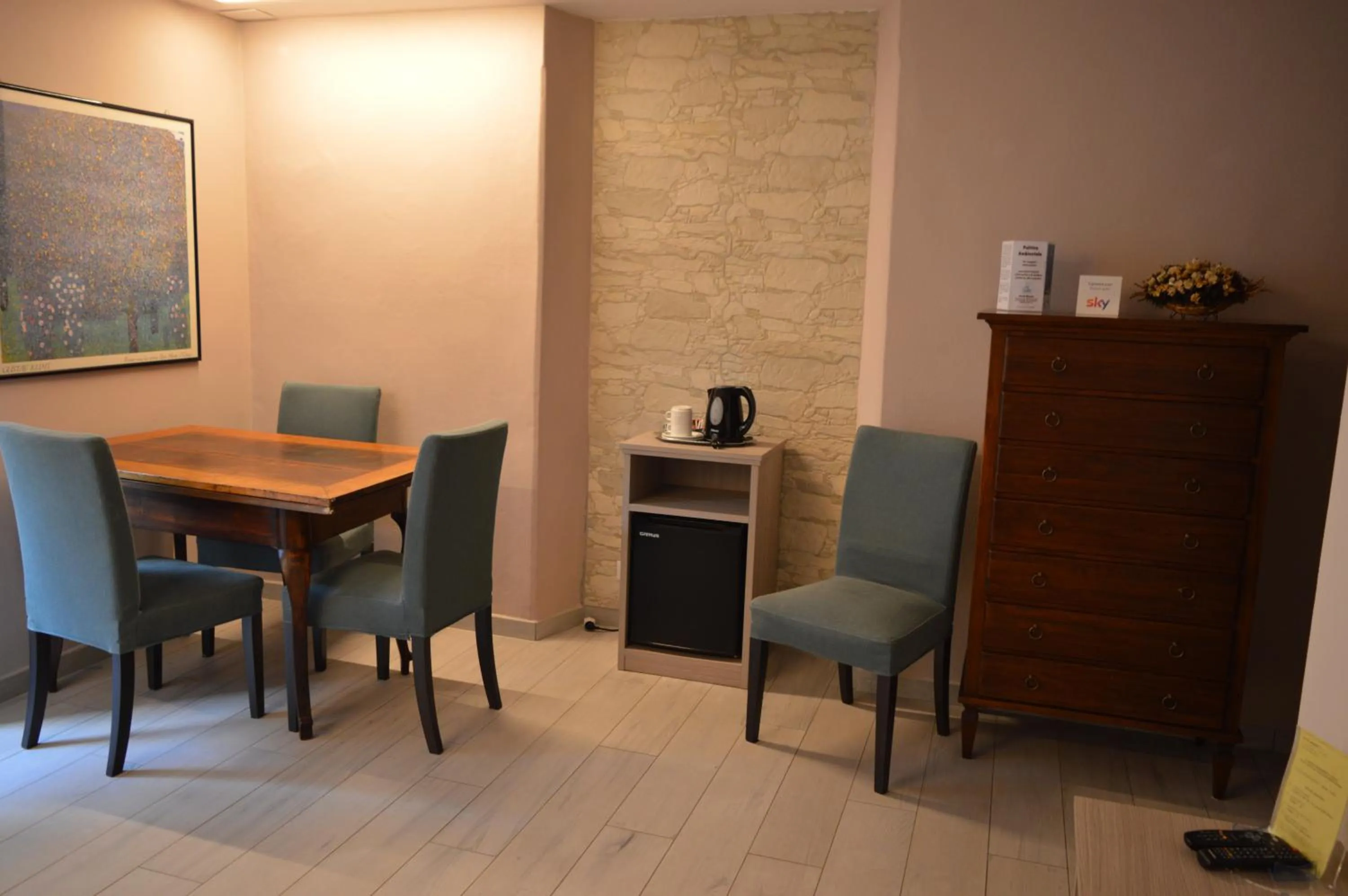 Seating area in Hotel Wanda