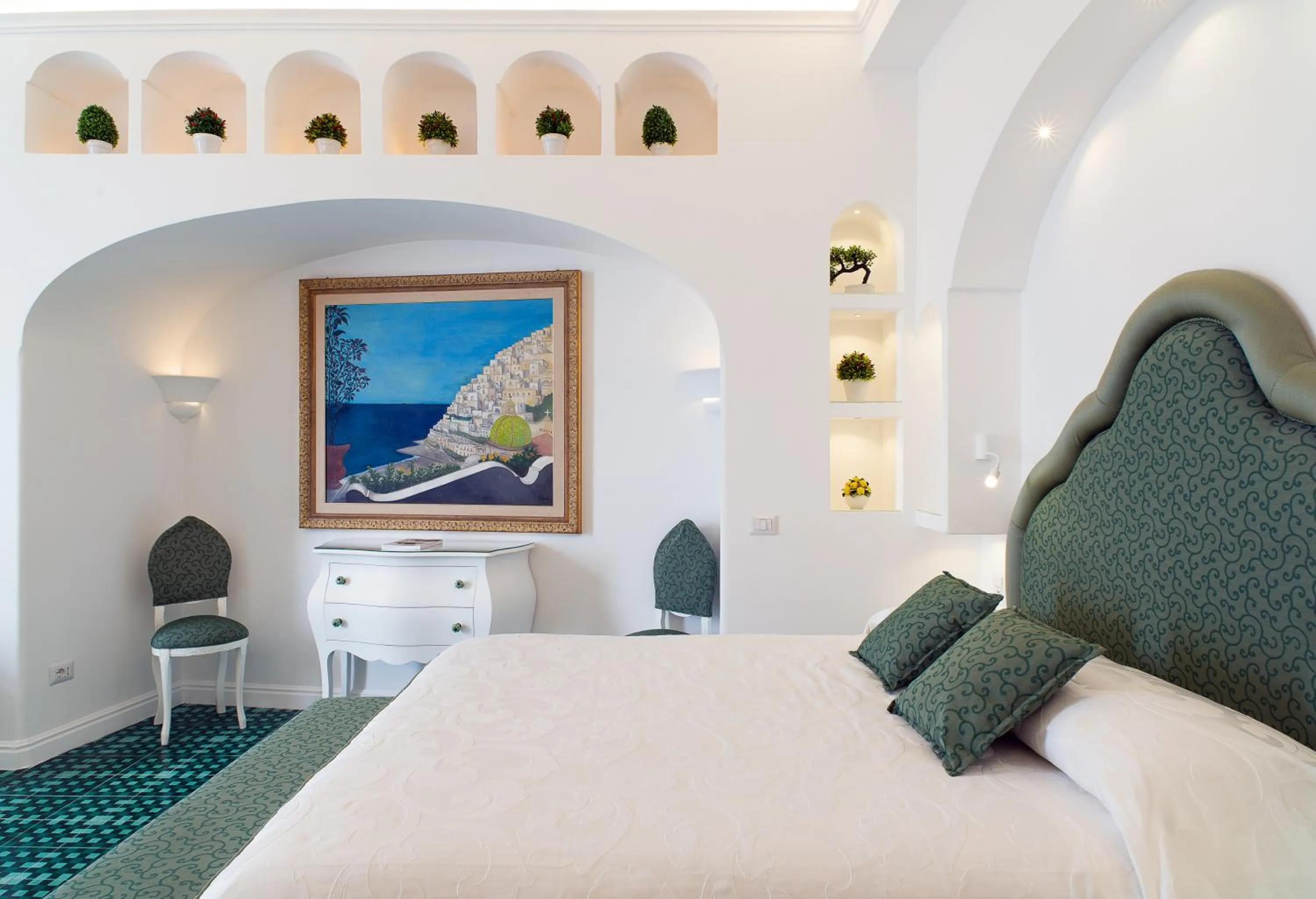 Bed in Villa Fiorentino