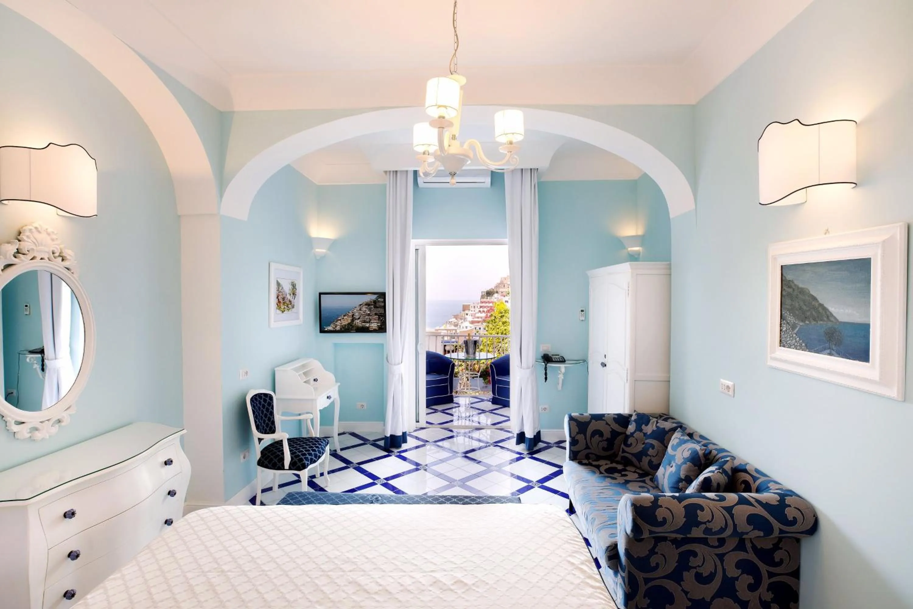 Bed in Villa Fiorentino