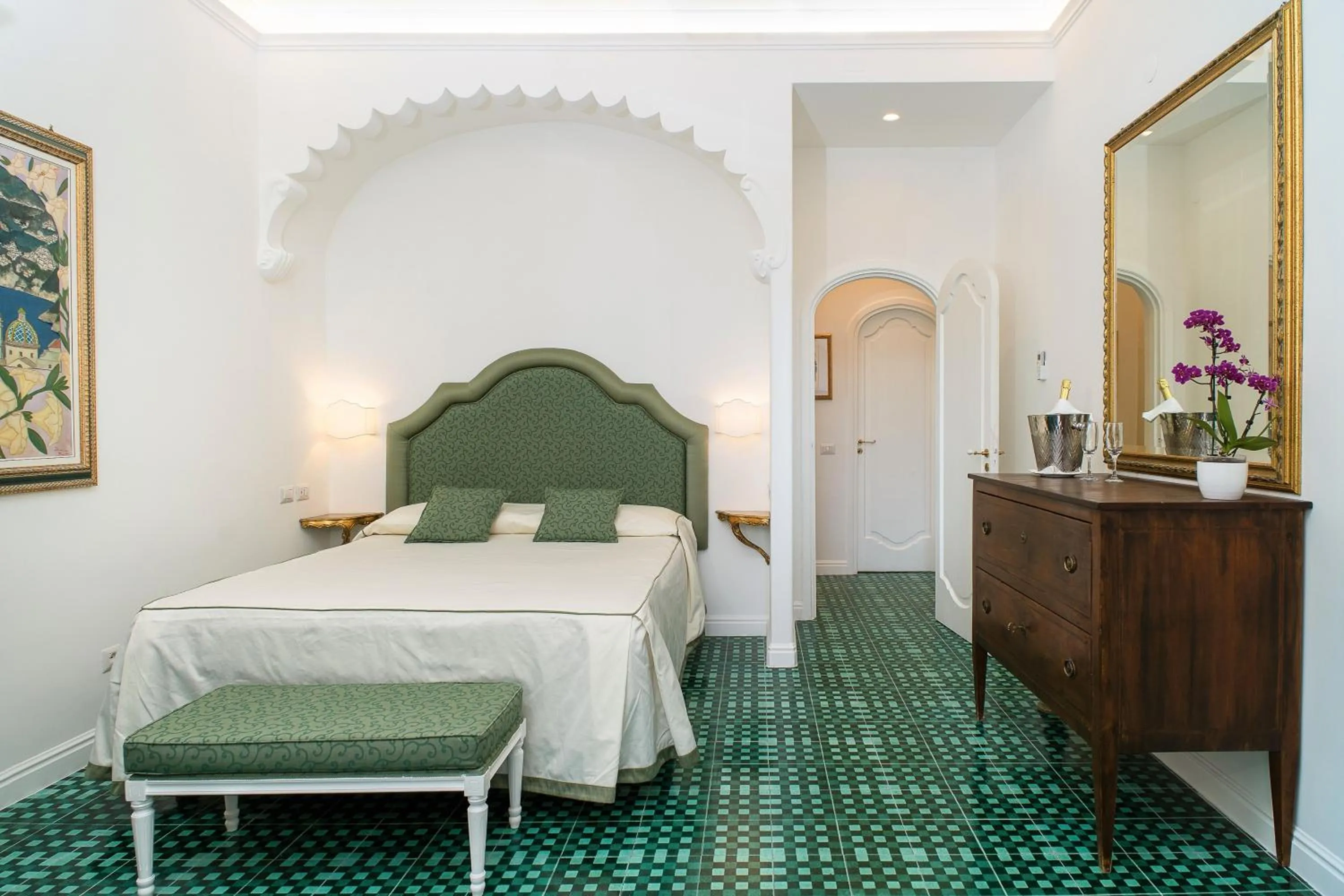 Bed in Villa Fiorentino