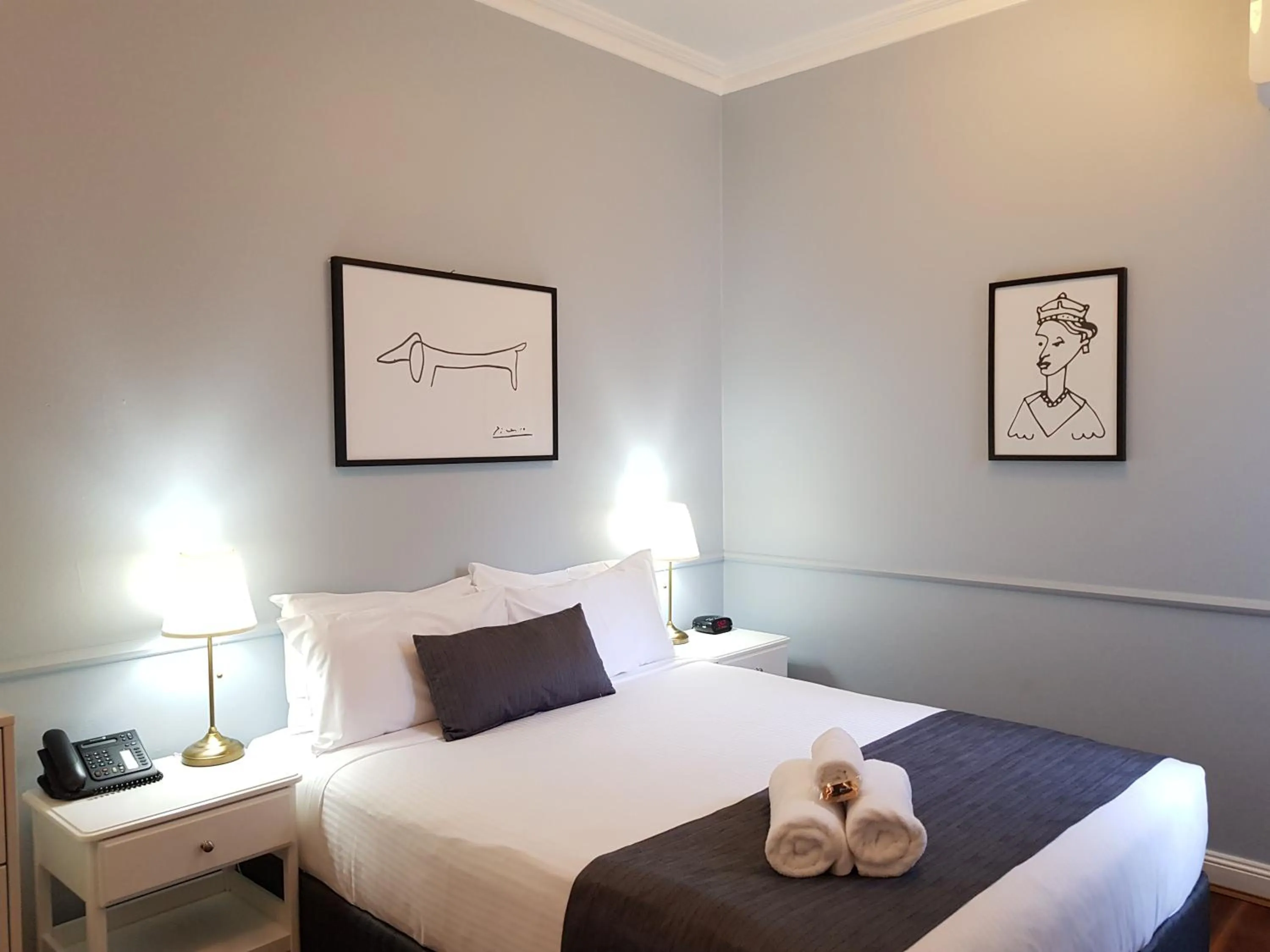 Bed in The Hughenden Boutique Hotel