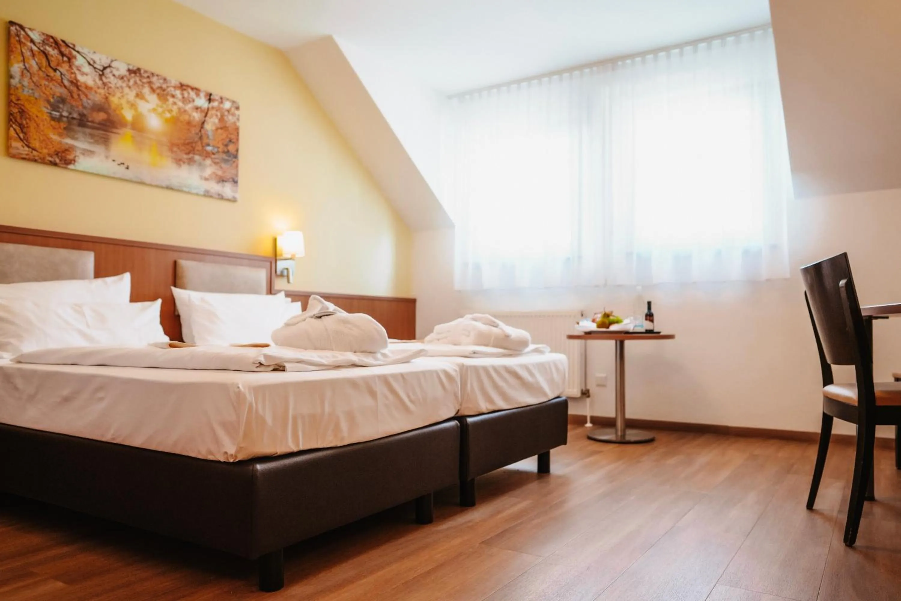 Bed in Hotel & Restaurant Goldener Pflug