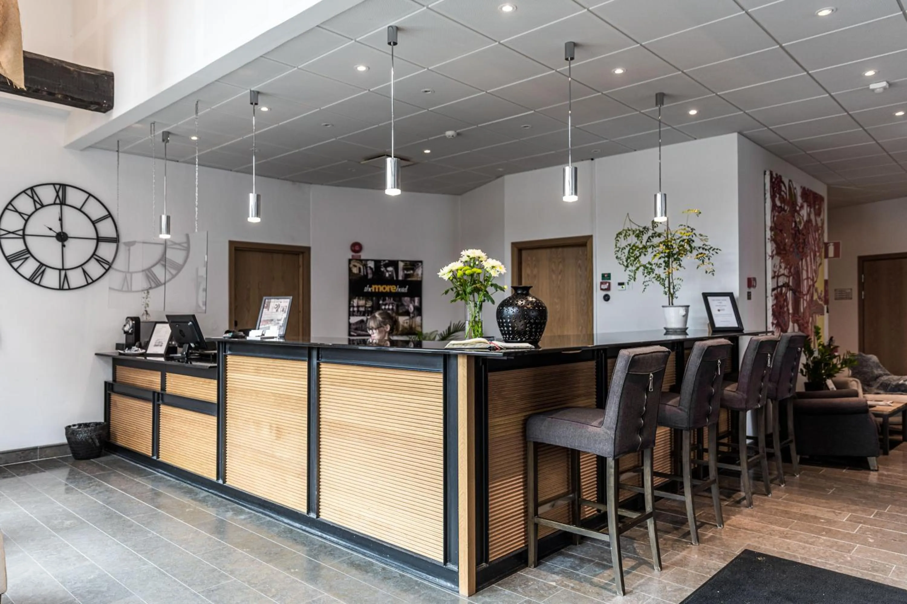 Lobby or reception in The More Hotel Lund