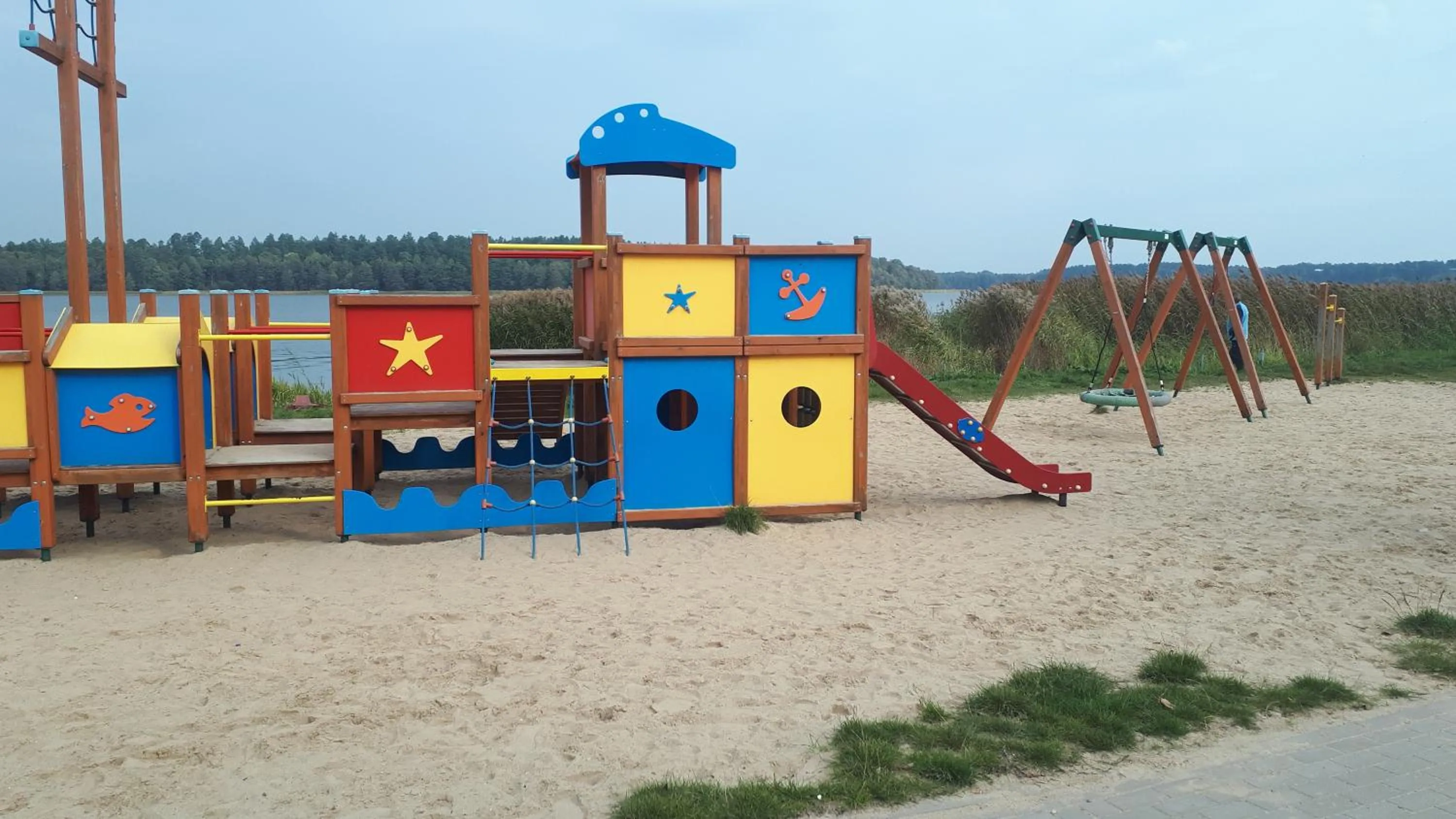 Beach in Apartamenty nad Jeziorem Necko