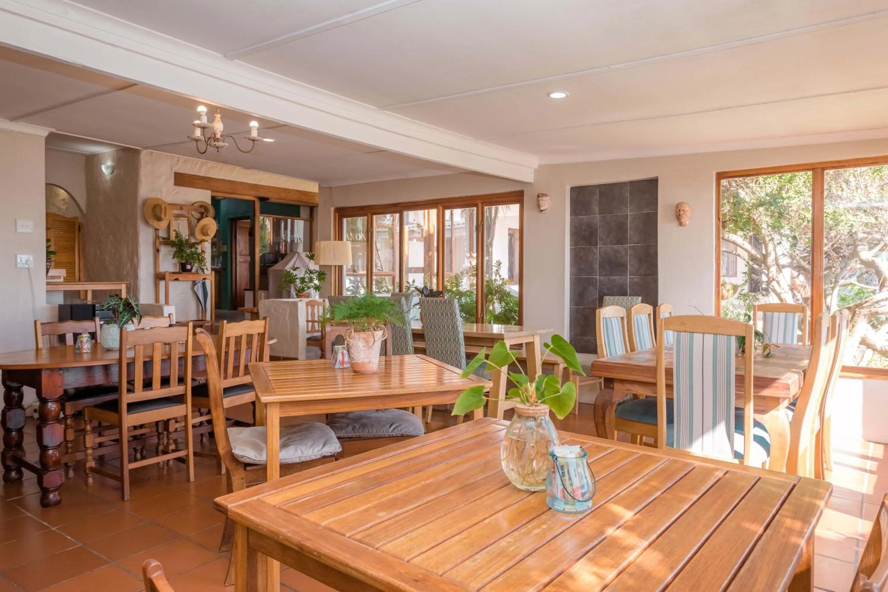 Dining area in Saxon Lodge
