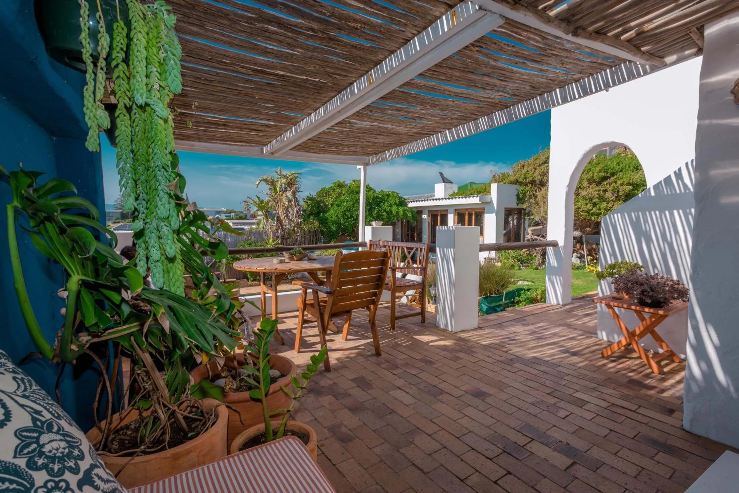 Patio in Saxon Lodge