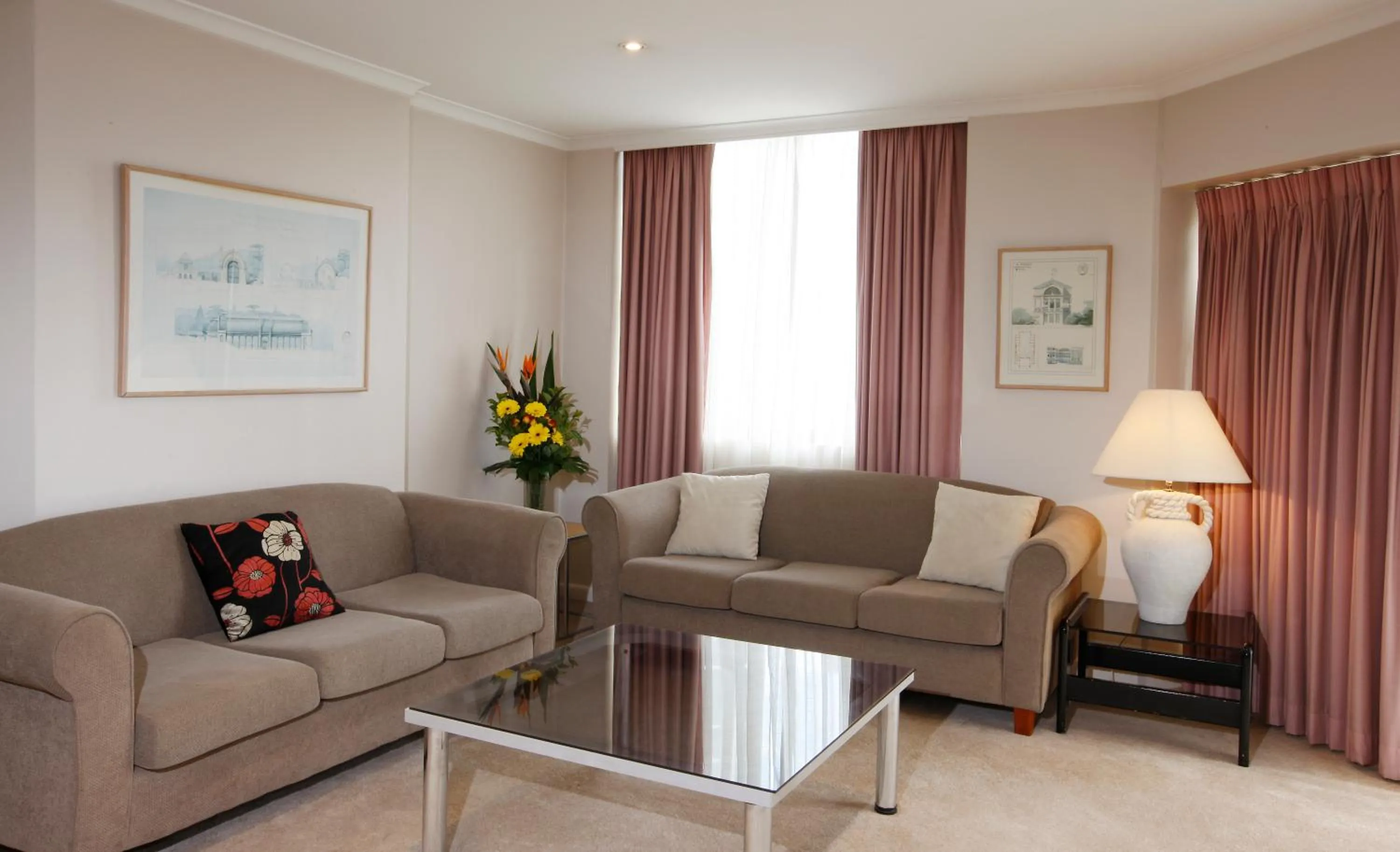 Living room in The York by Swiss-Belhotel