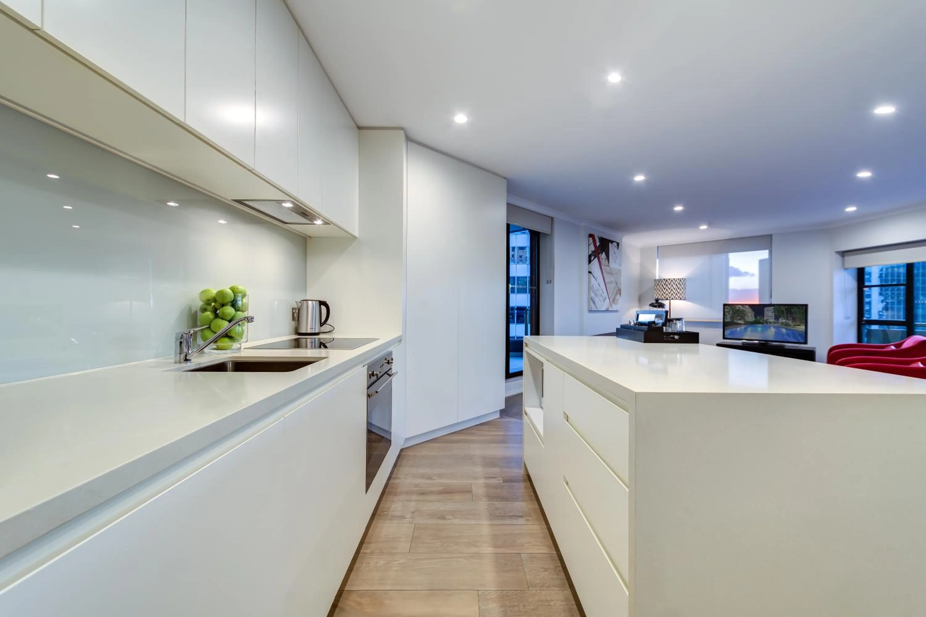 kitchen in The York by Swiss-Belhotel