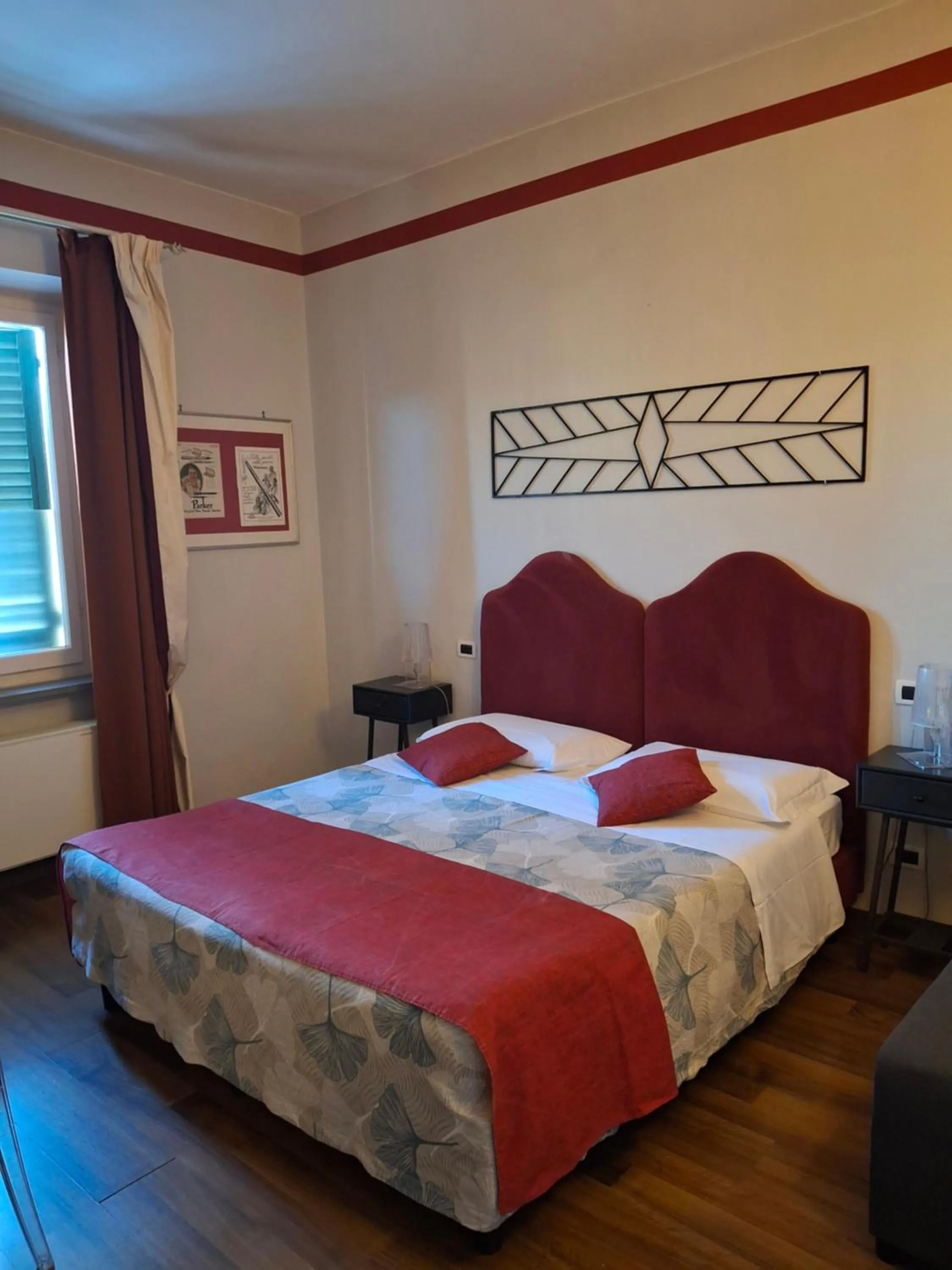 Bedroom, Bed in Albergo Moderno