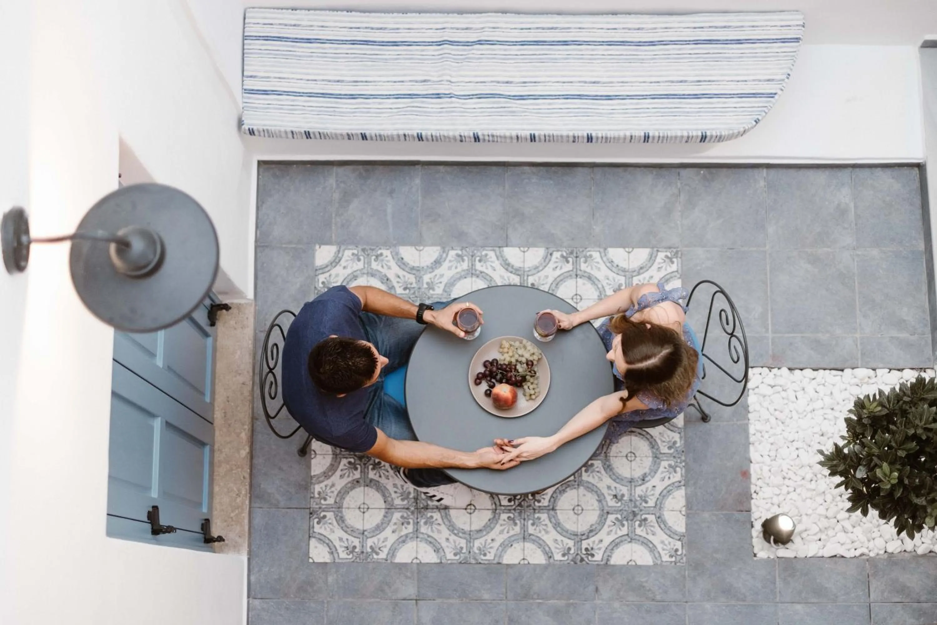 Decorative detail in Blue Jasmine Suites