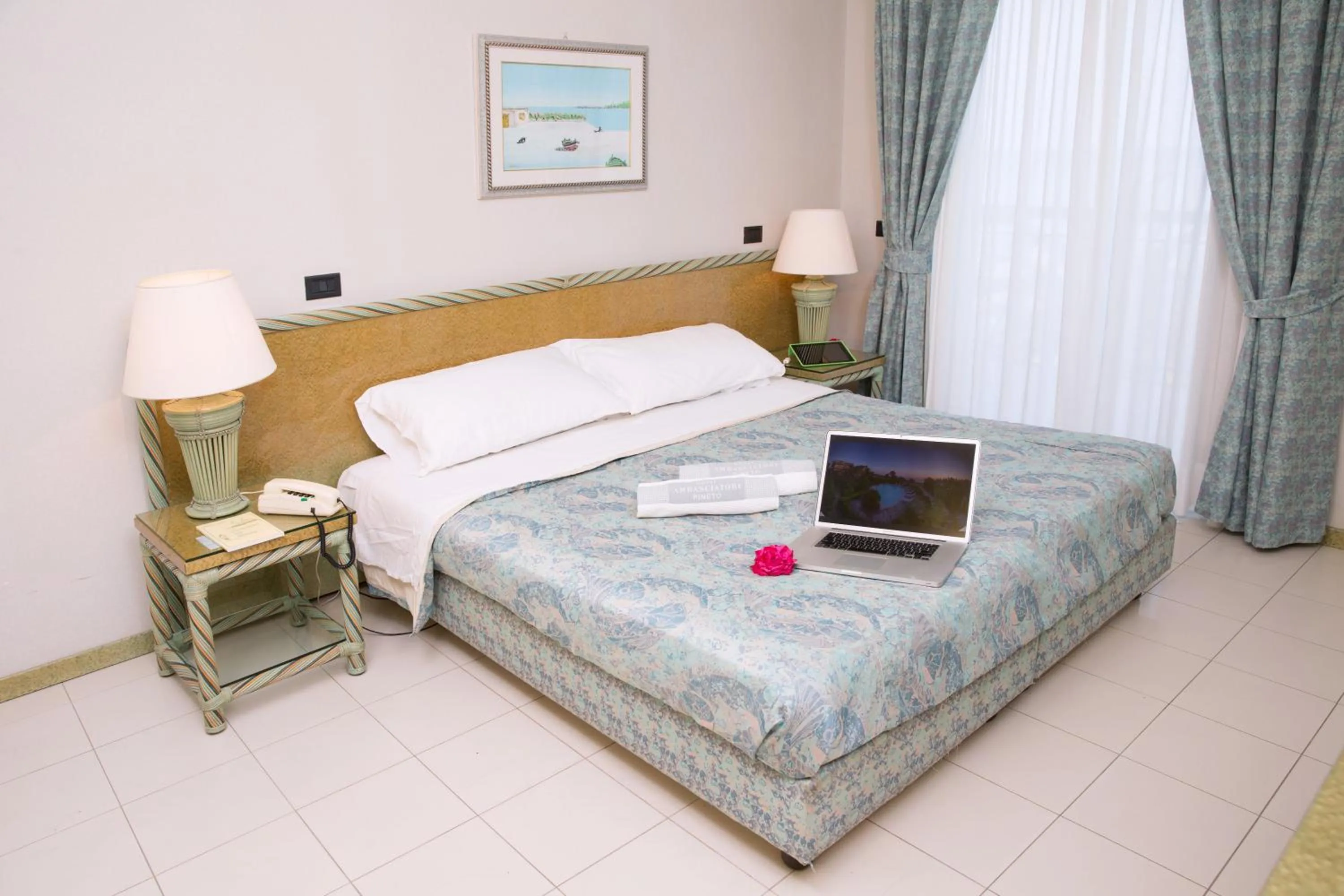 Bed in Hotel Ambasciatori