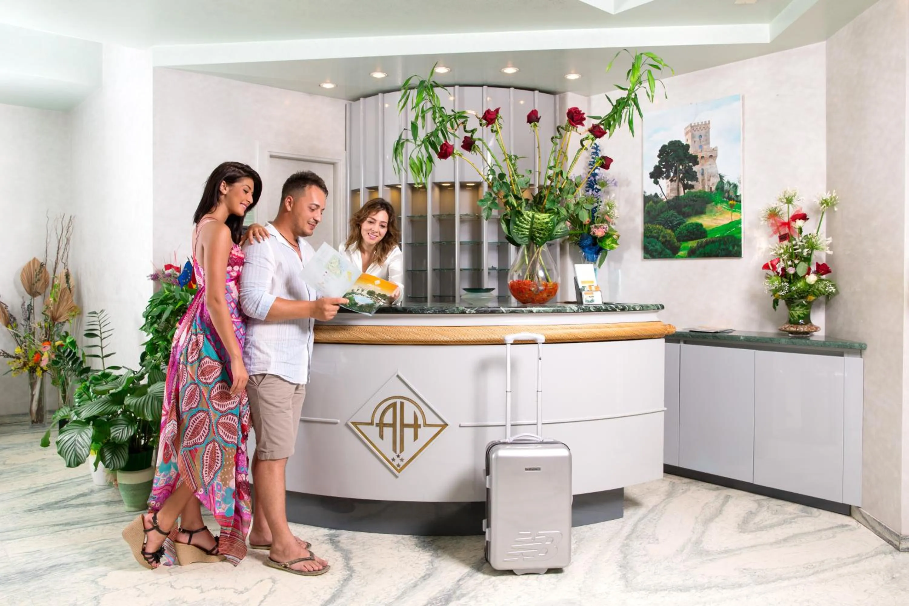 Lobby or reception in Hotel Ambasciatori