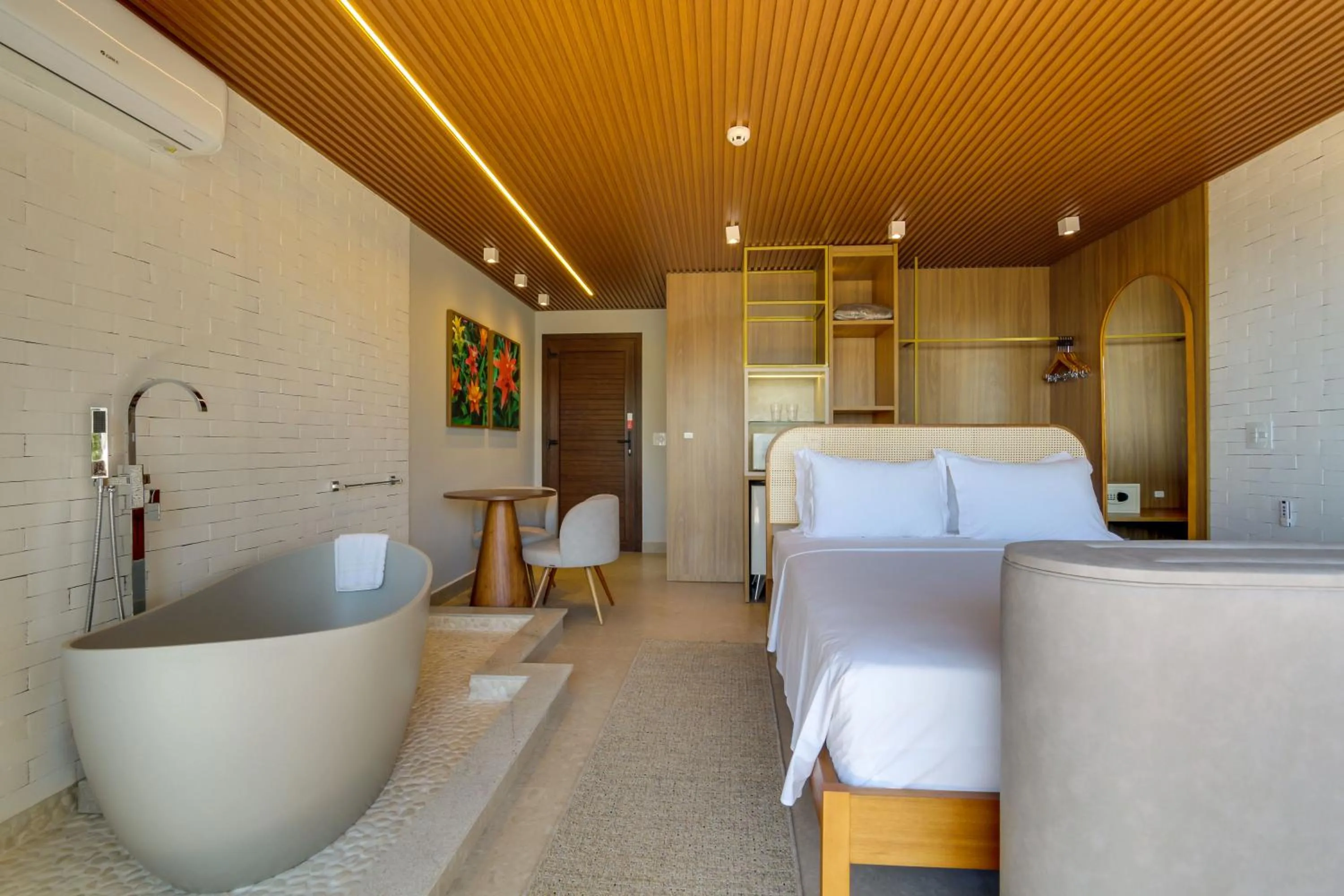 Bed in Pousada do Arvoredo