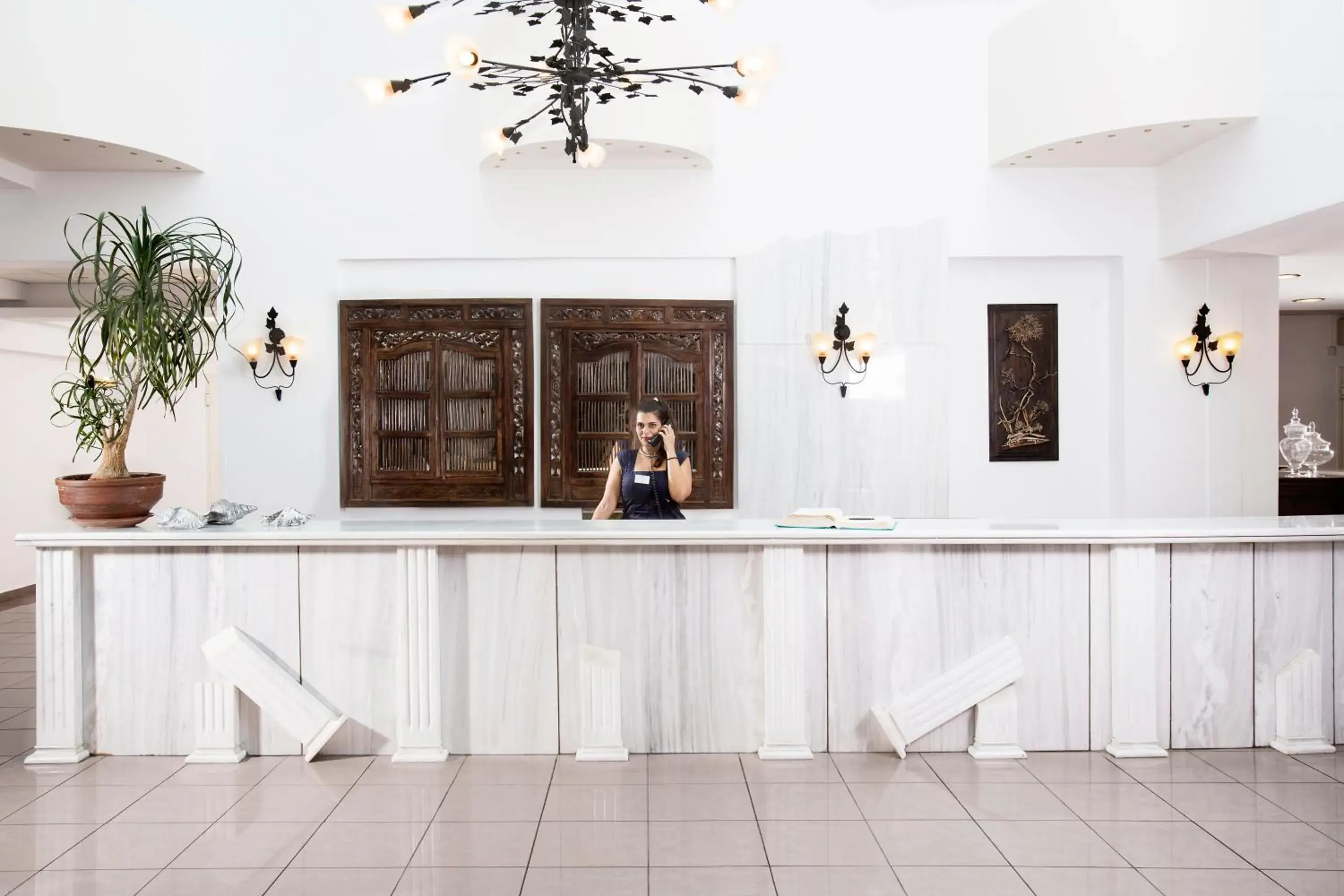 Lobby or reception in Almyrida Resort Lobby or reception in Almyrida Resort