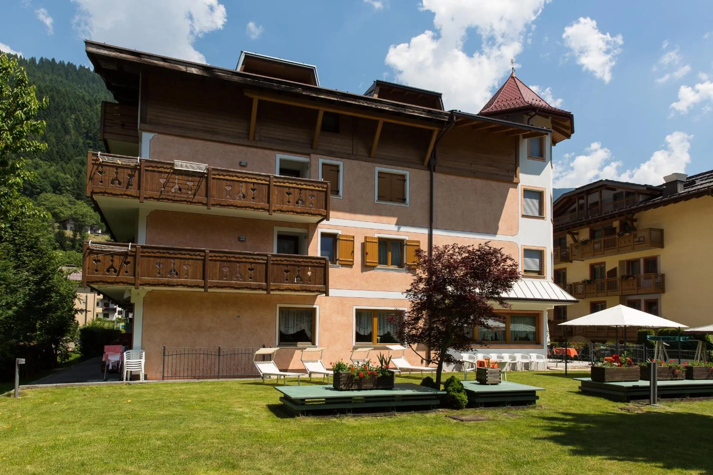 Garden in Hotel Cristina