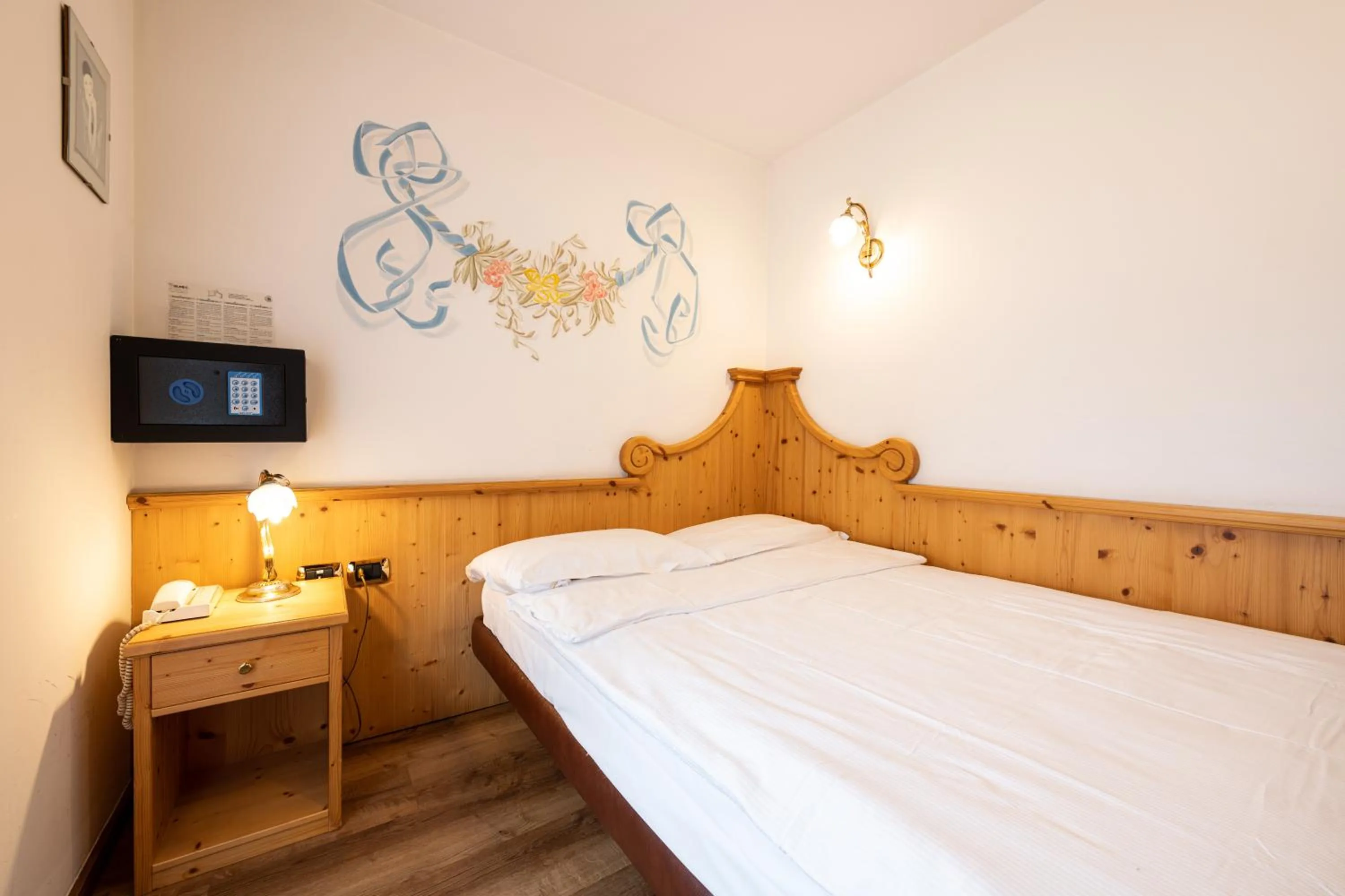 Bed in Hotel Cristina