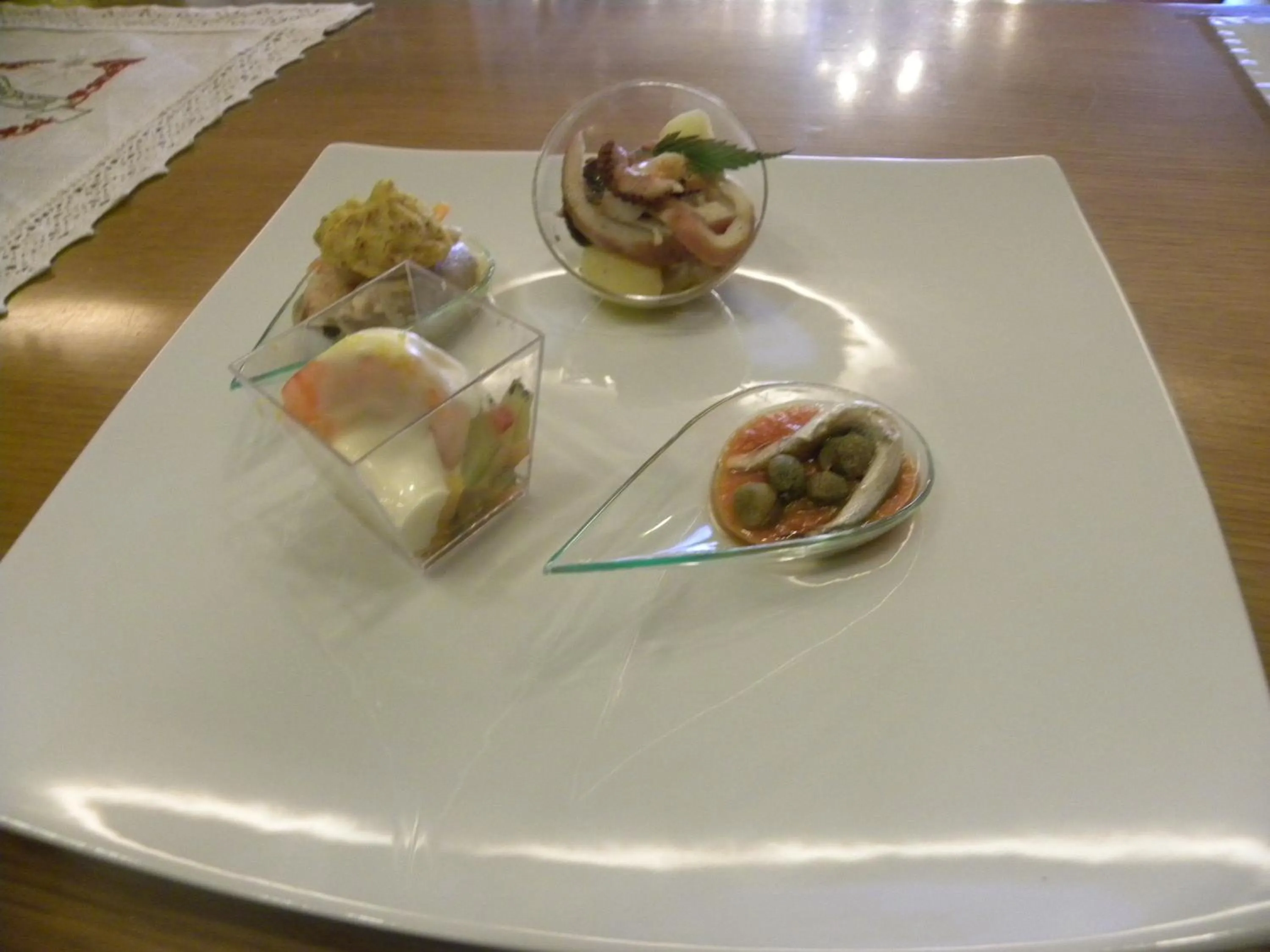 Food close-up in Hotel Cristina