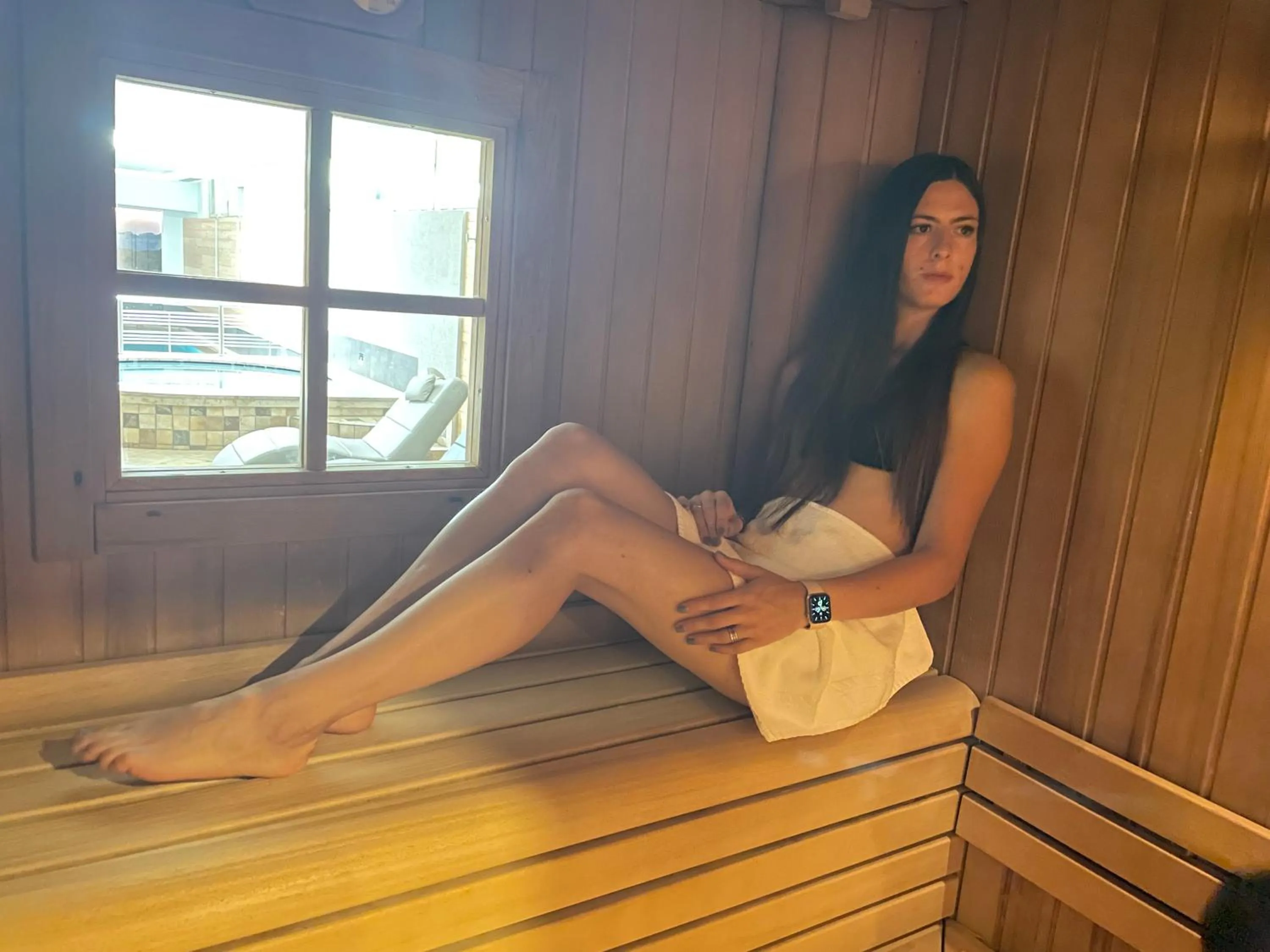 Sauna in Hotel Cristina