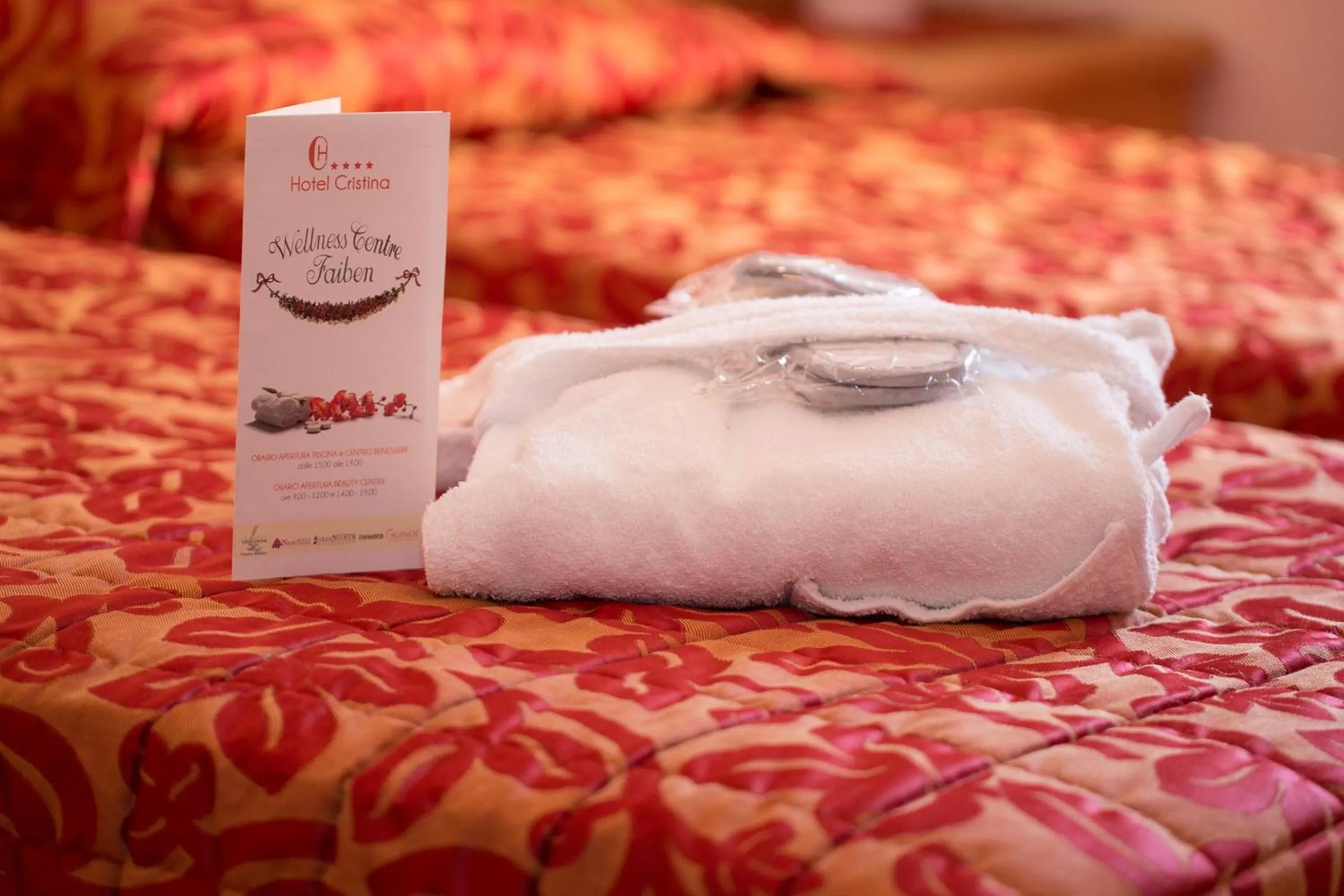 Decorative detail, Bed in Hotel Cristina