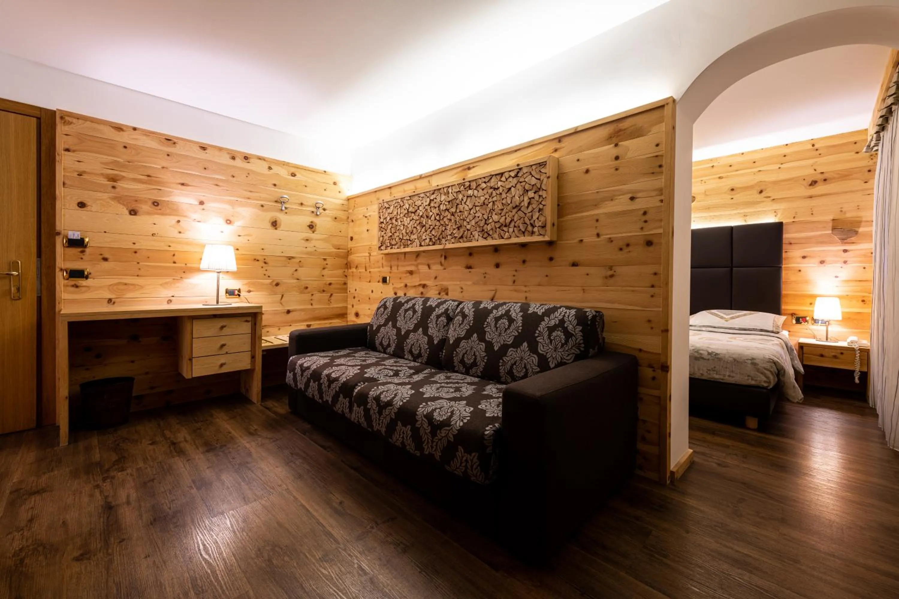 Bed in Hotel Cristina