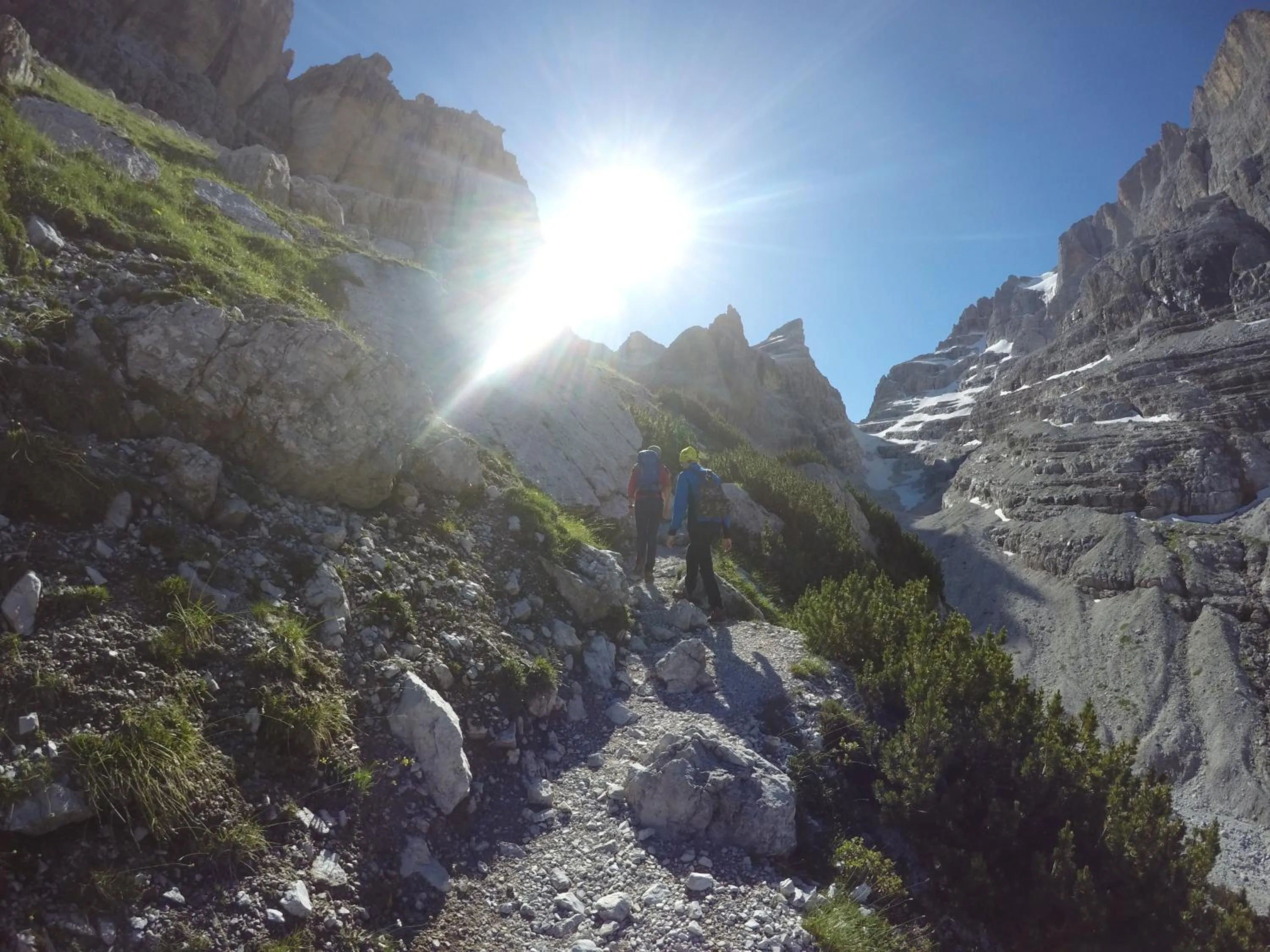 Hiking in Hotel Cristina