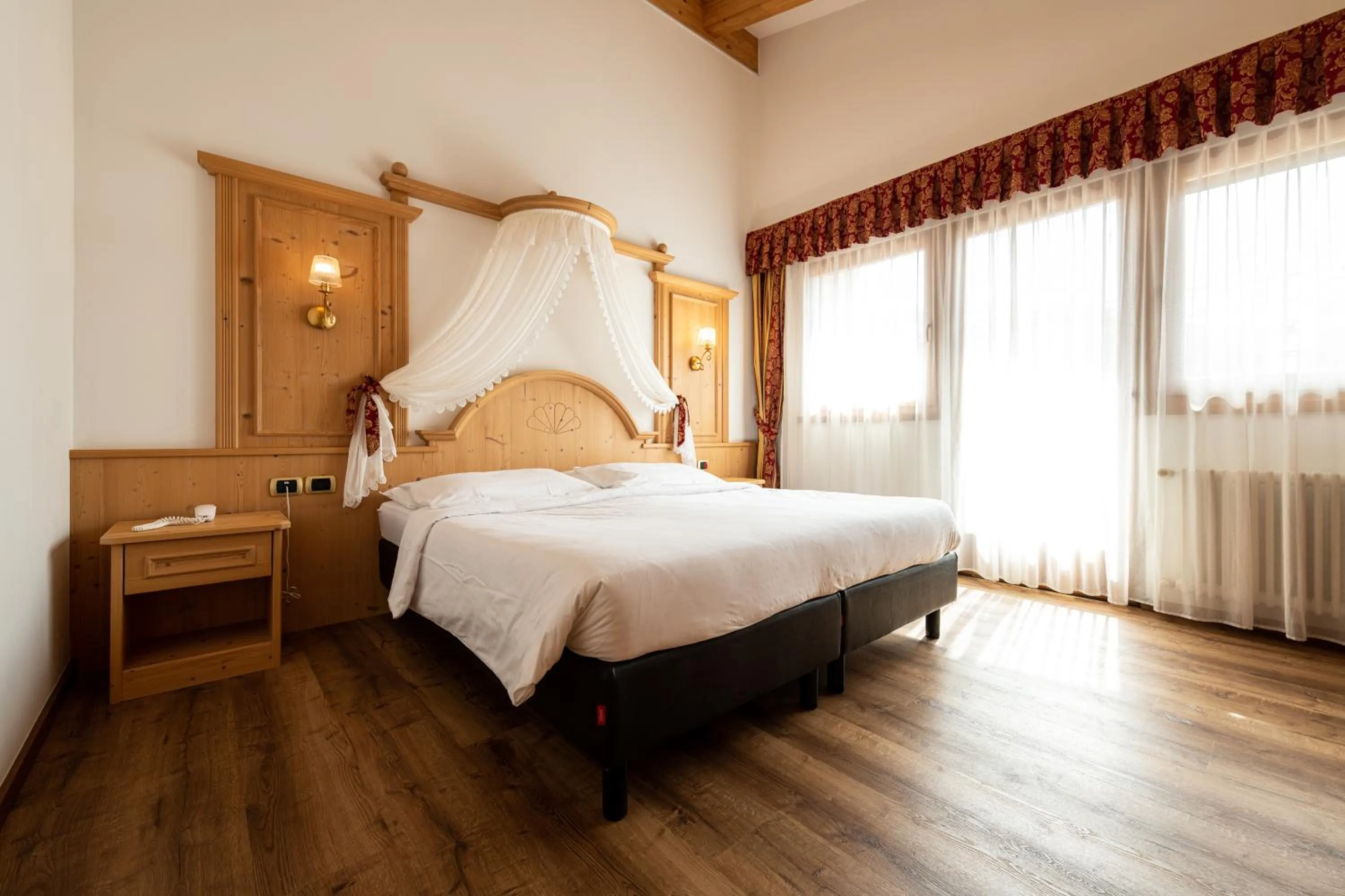 Bed in Hotel Cristina