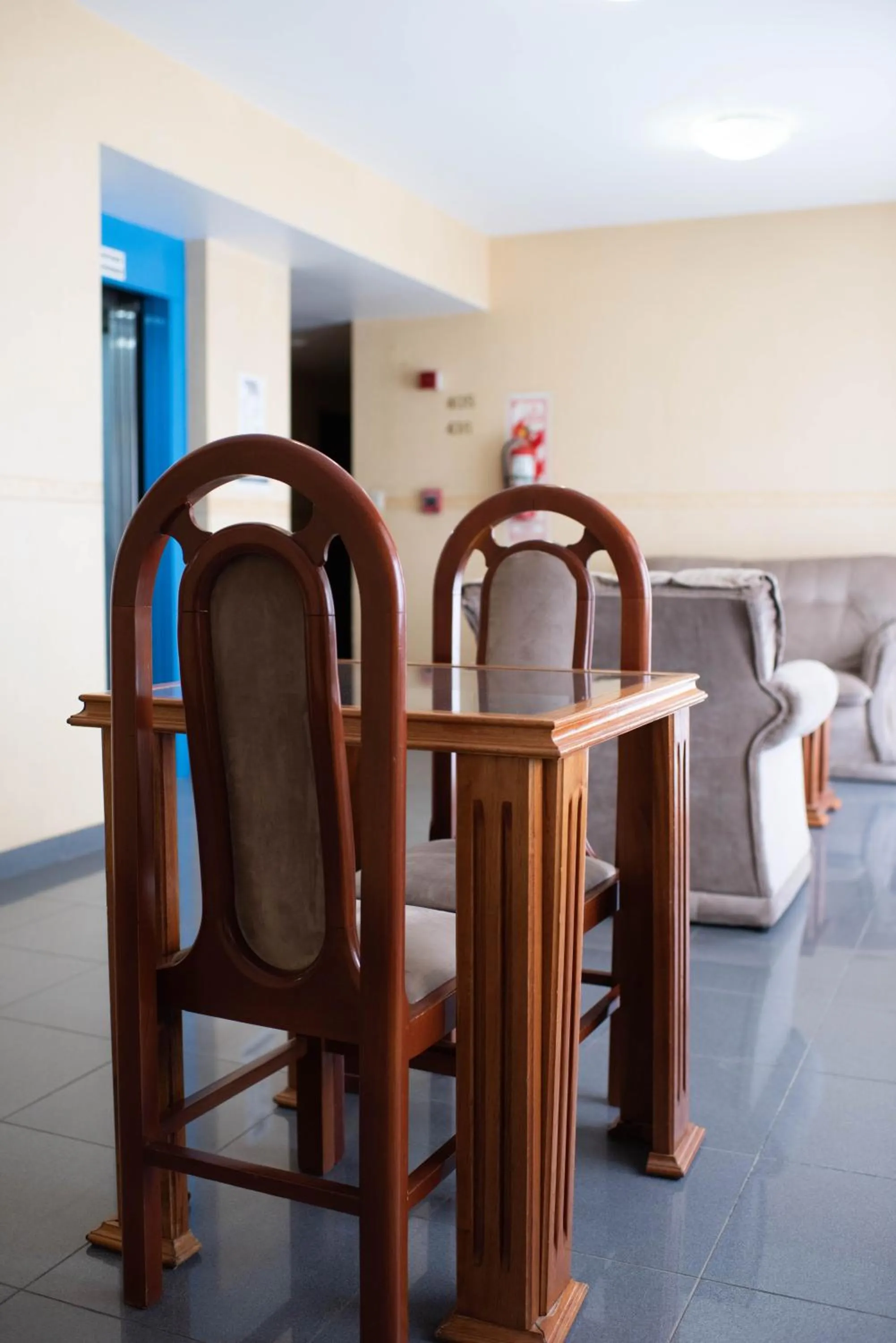 Seating area in El Prado