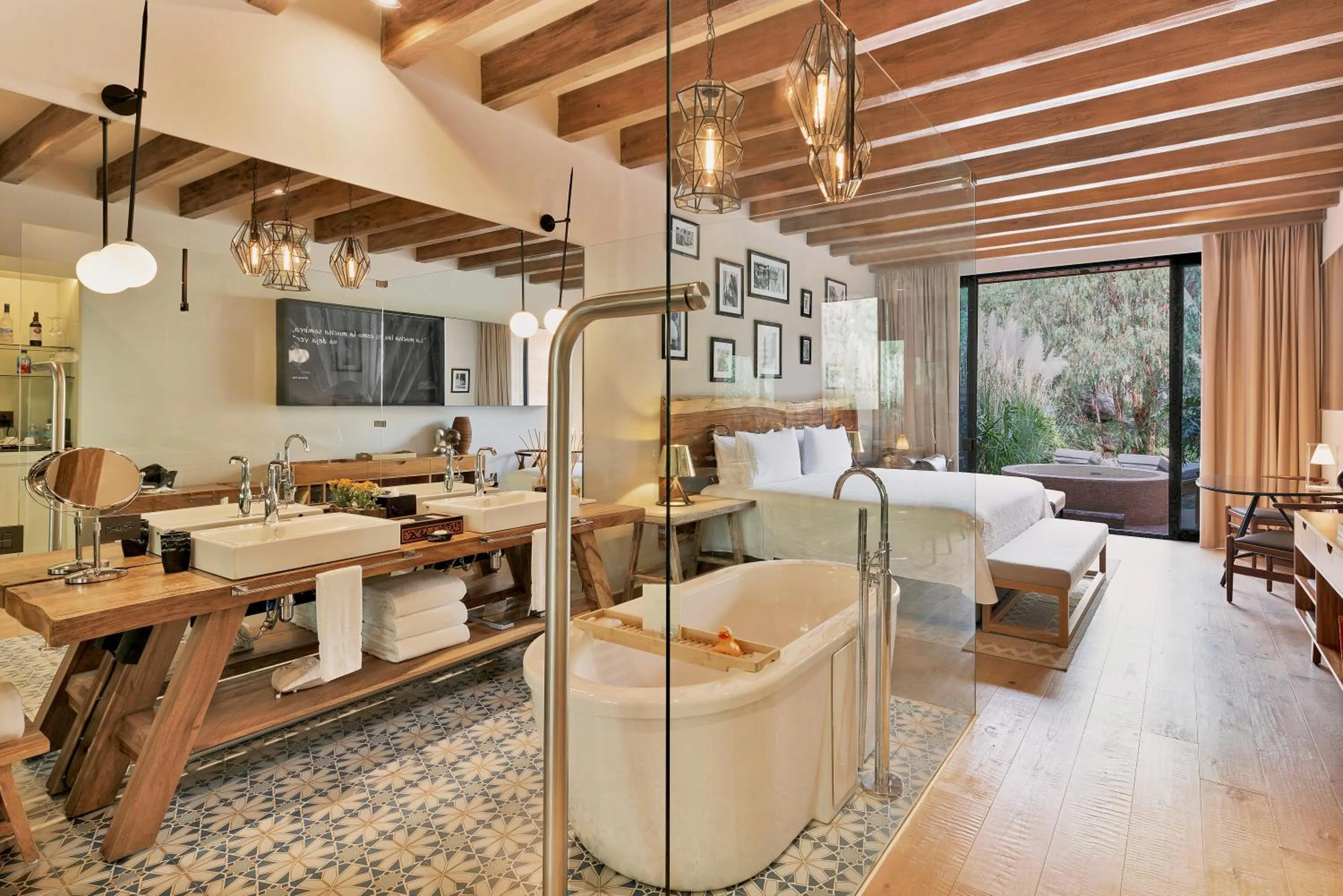 Bathroom in Live Aqua San Miguel de Allende