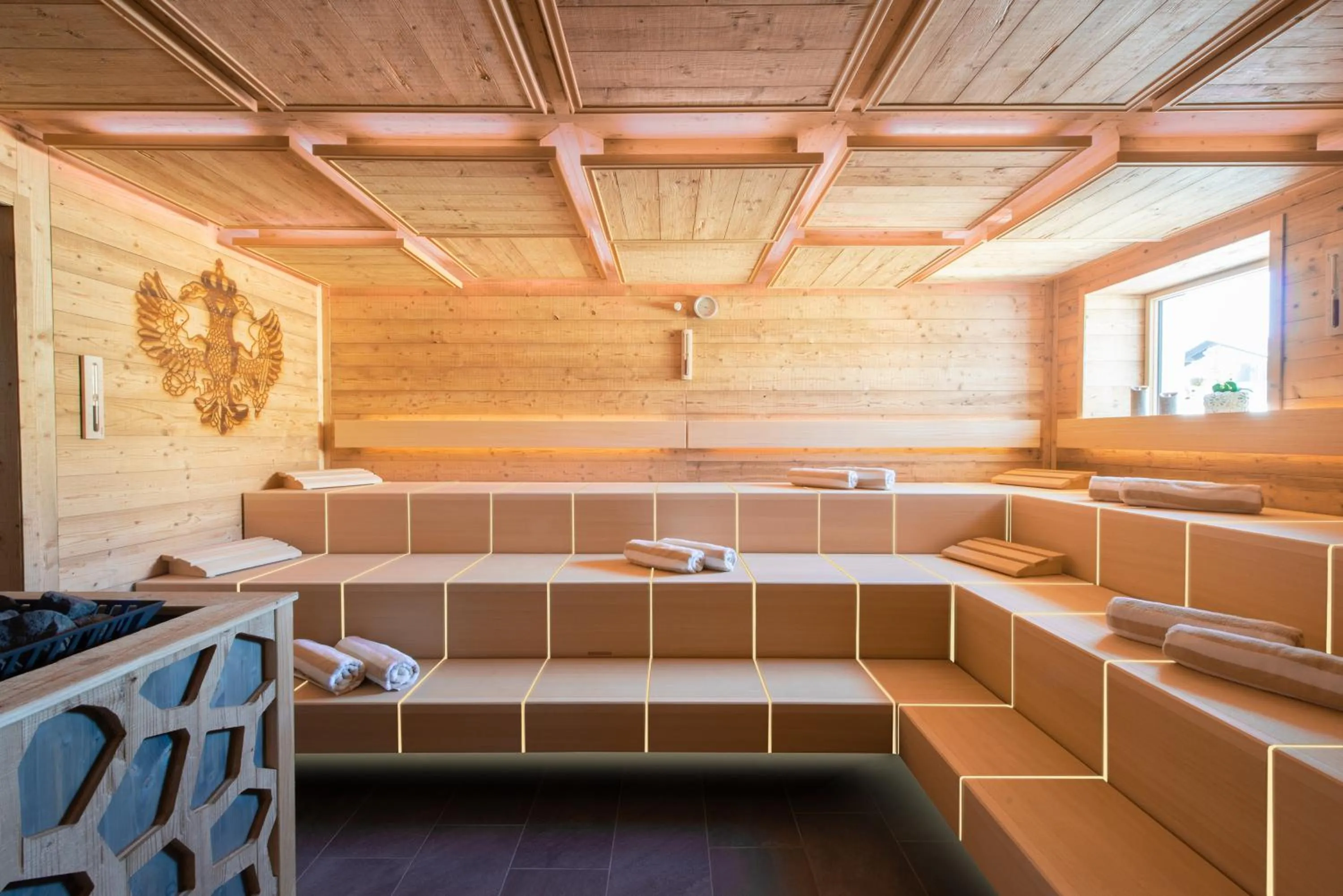 Sauna in Wellness-Hotel ADLER