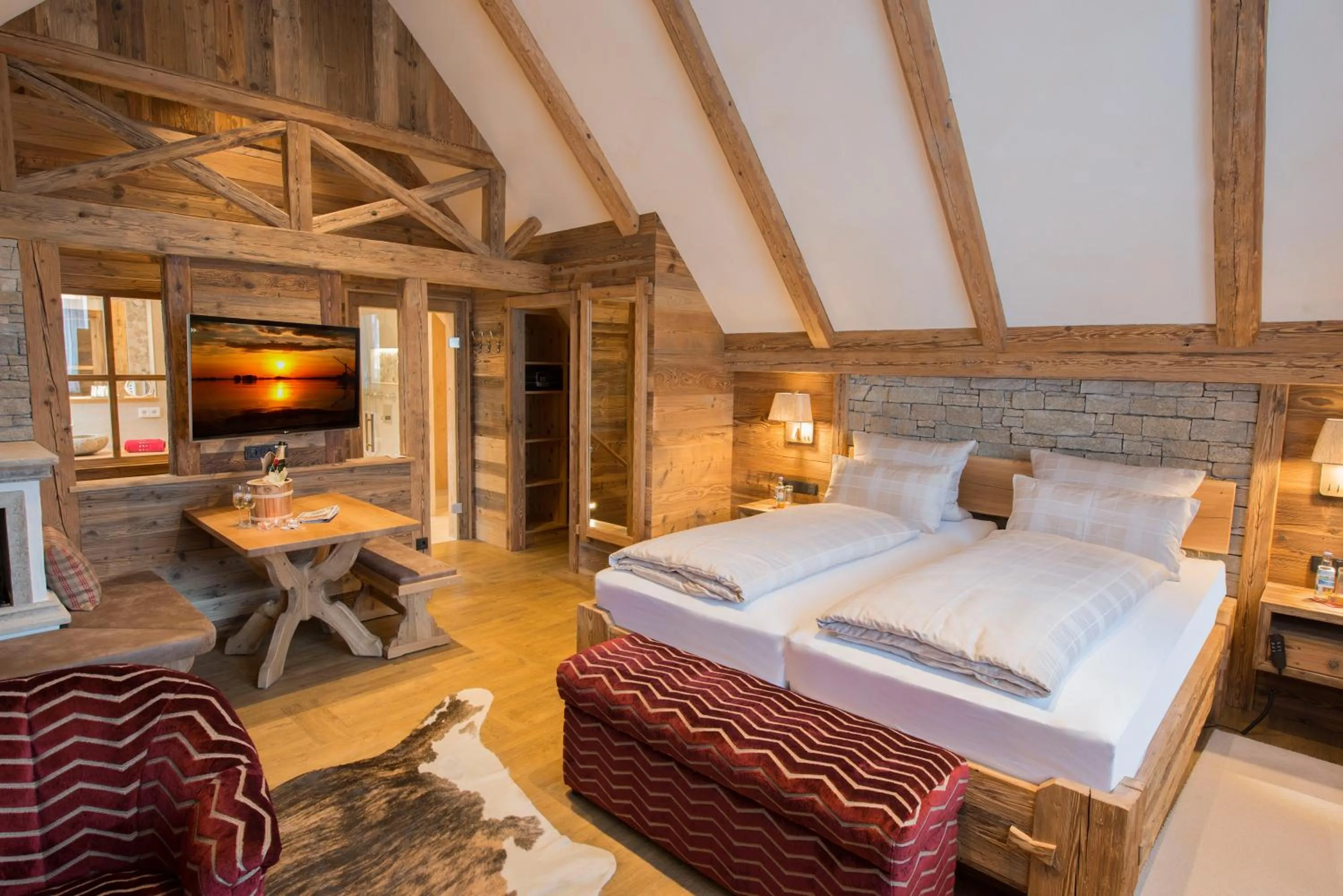 Bed in Wellness-Hotel ADLER