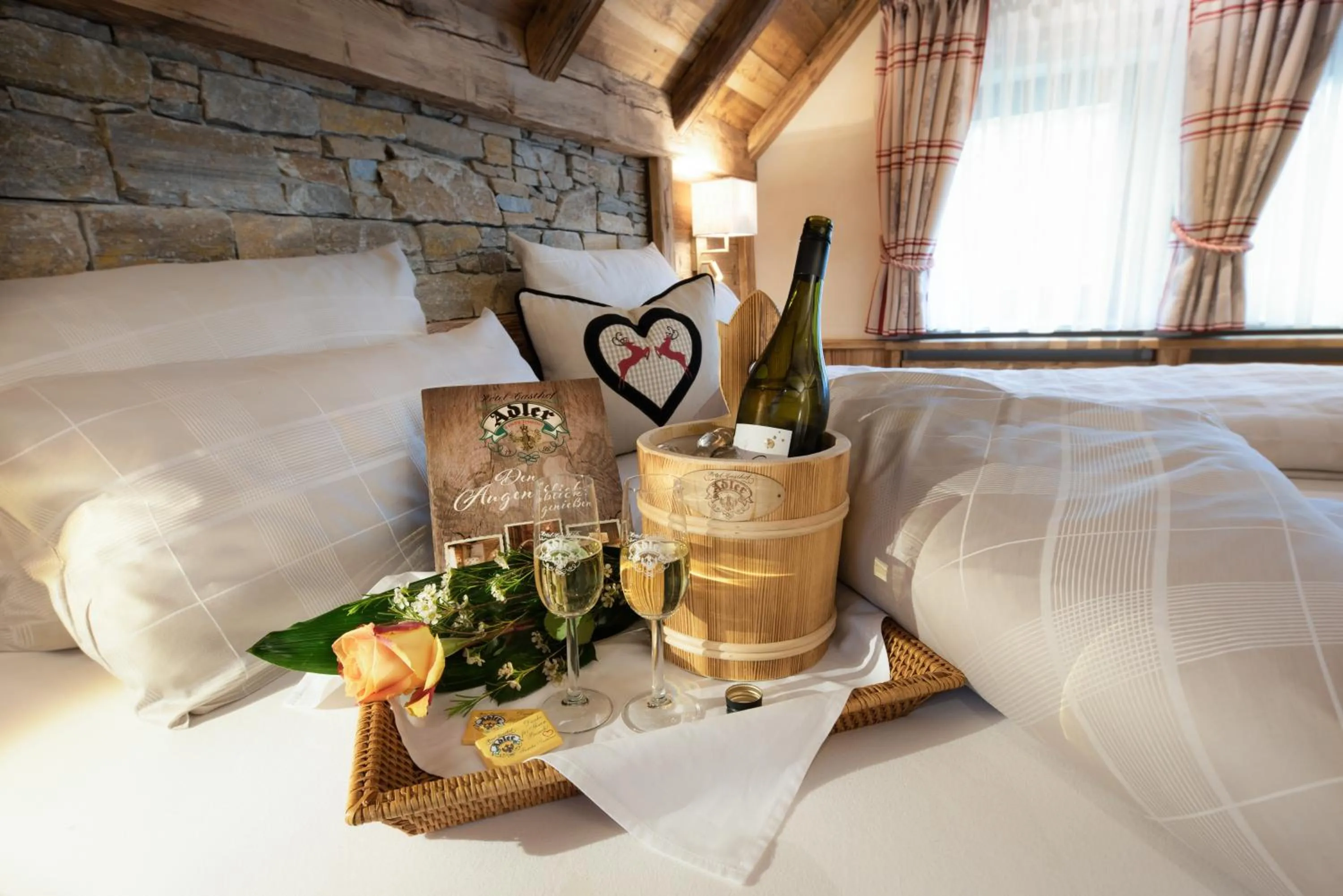 Bedroom, Bed in Wellness-Hotel ADLER