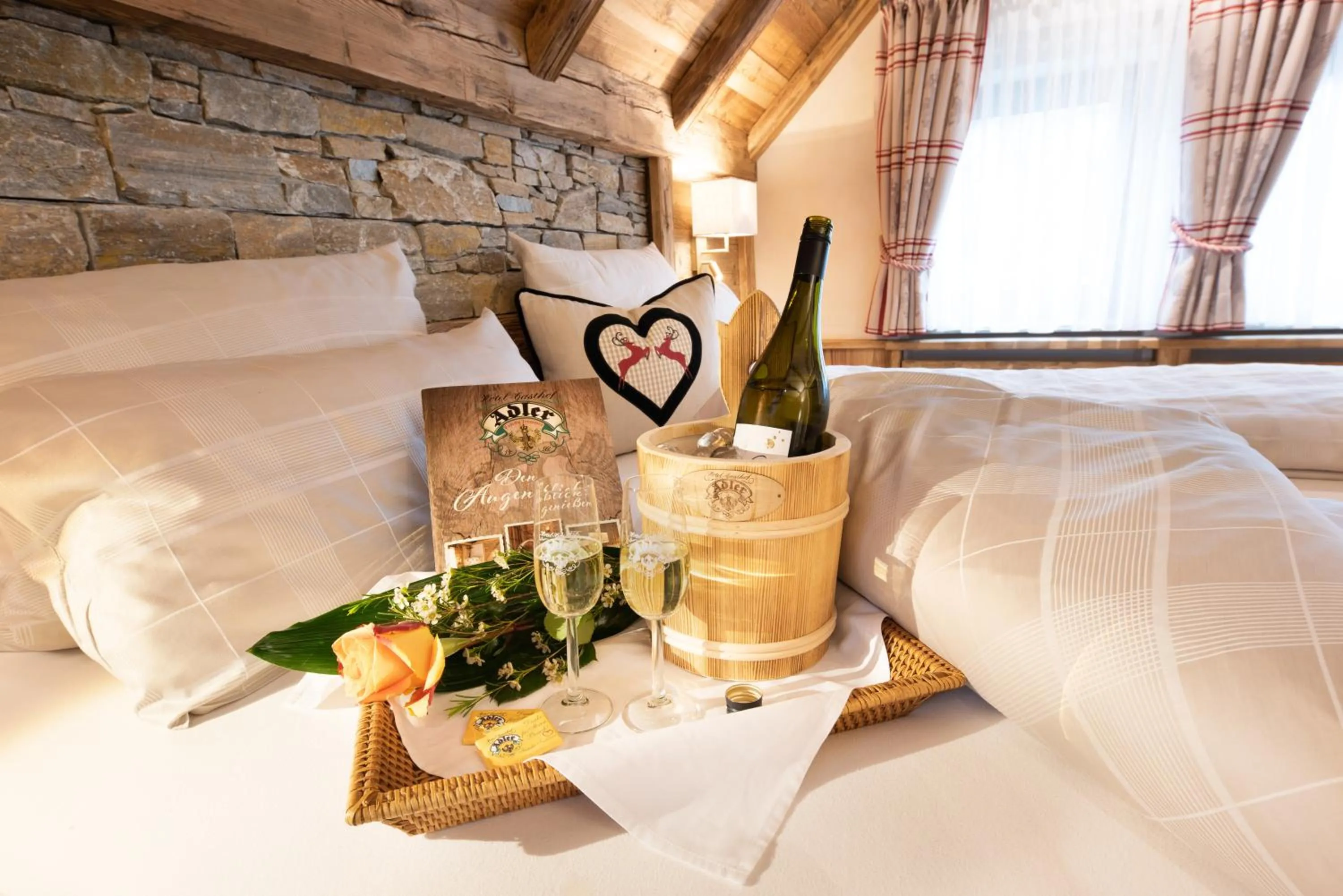 Bed in Wellness-Hotel ADLER