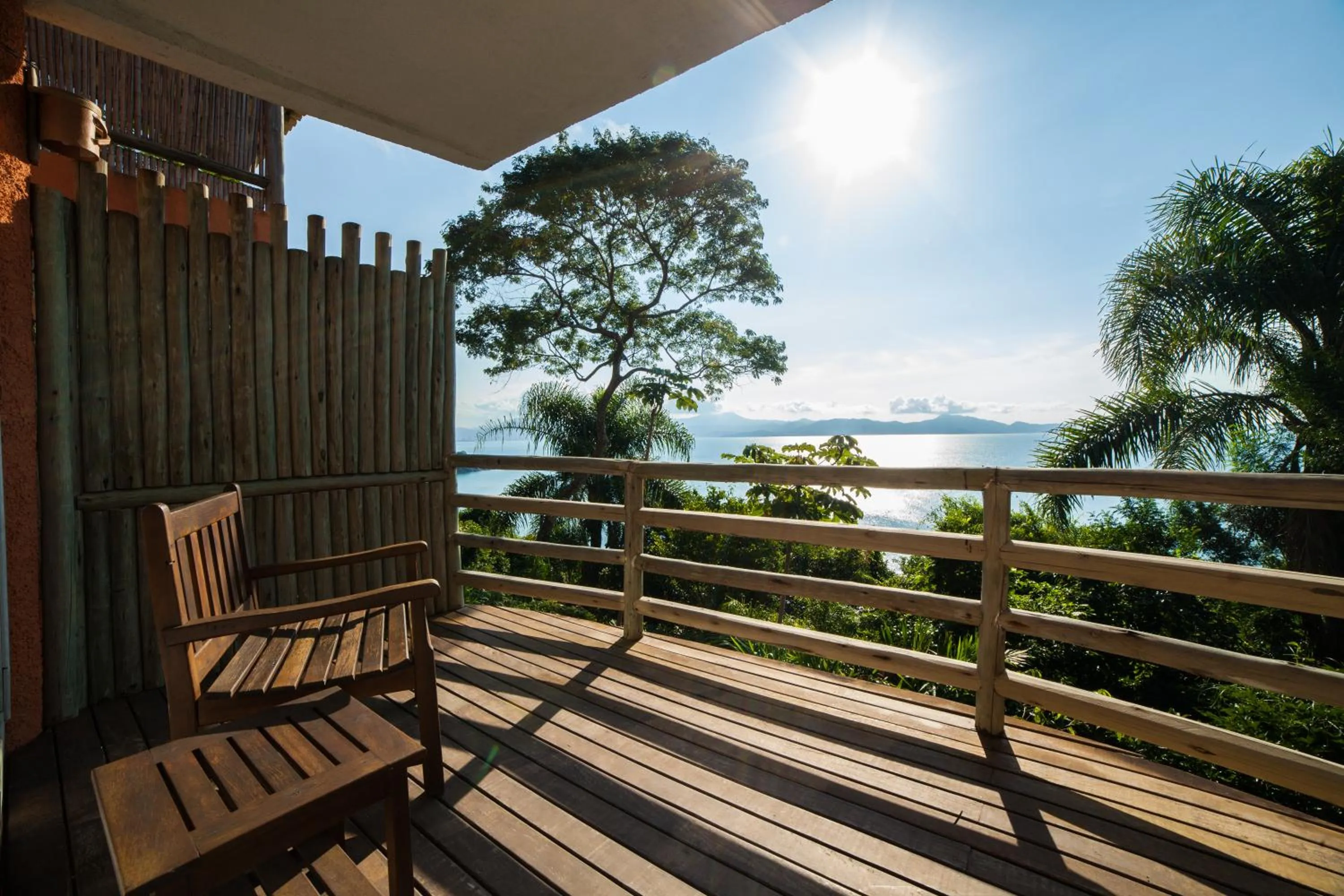 Balcony/Terrace in Resort Refúgio do Estaleiro