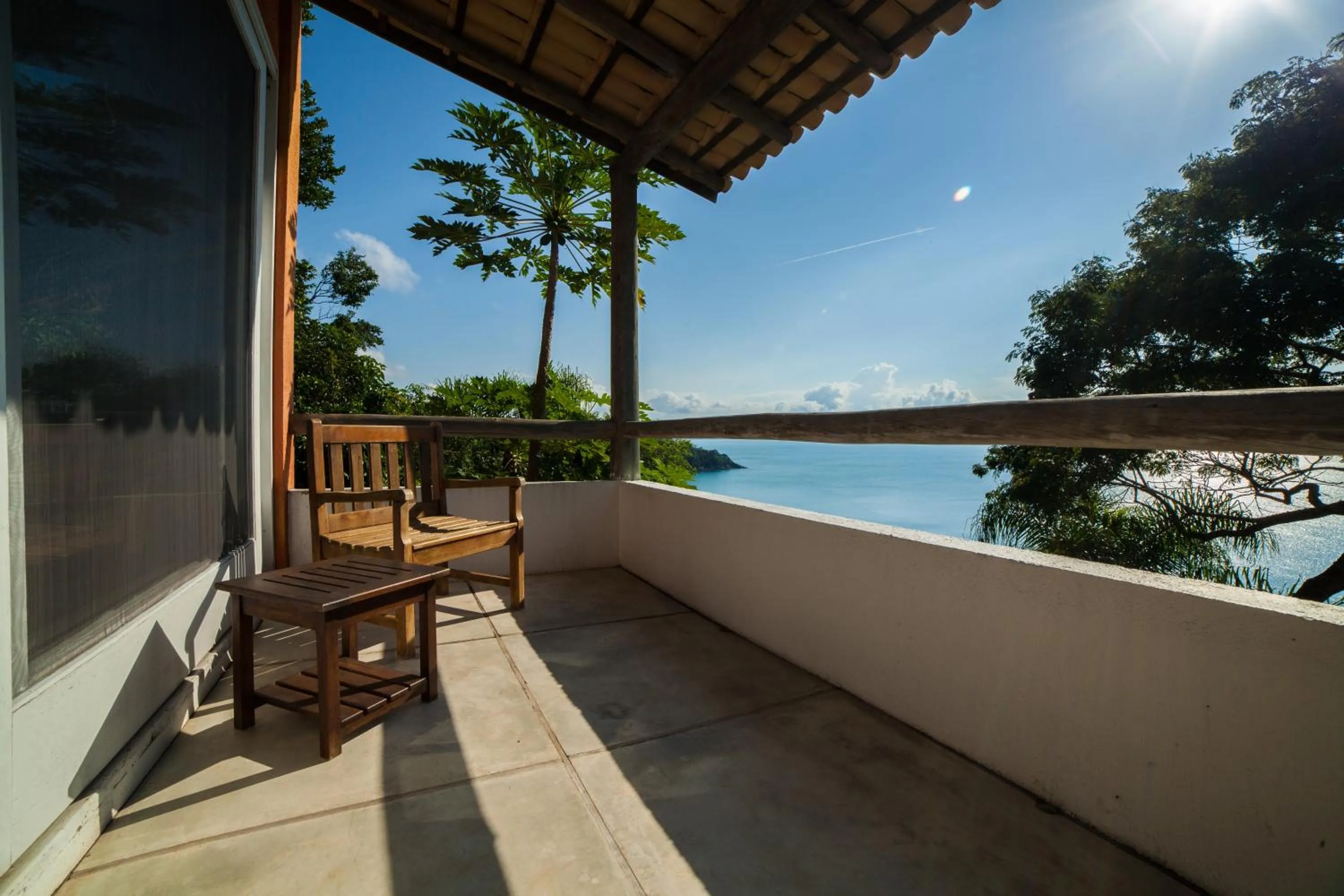 Balcony/Terrace in Resort Refúgio do Estaleiro