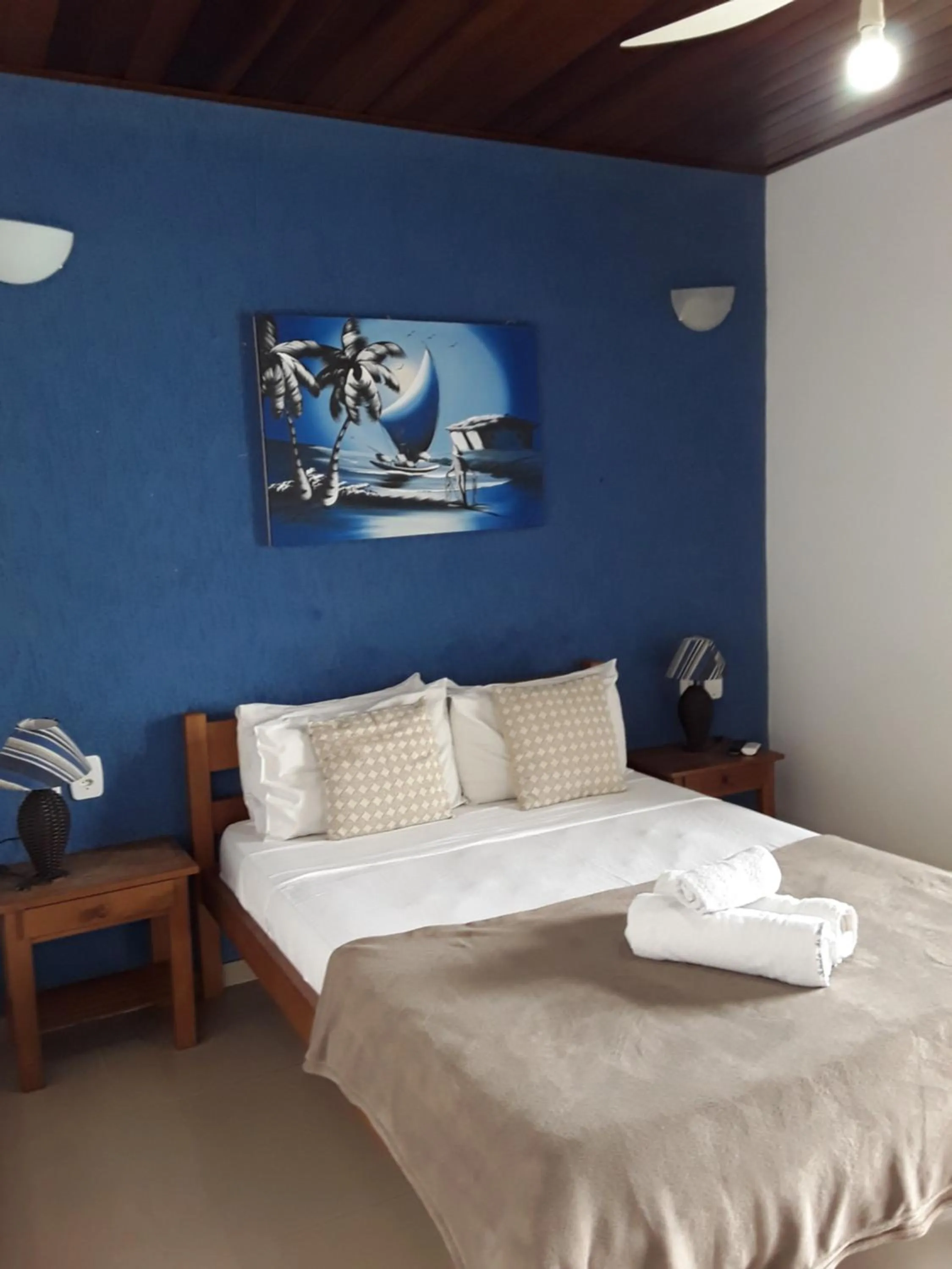 Bed in Pousada Sereia de Geriba