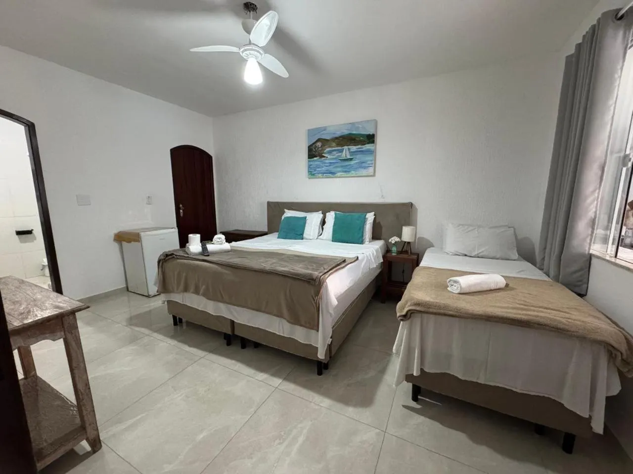 Bed in Pousada Sereia de Geriba