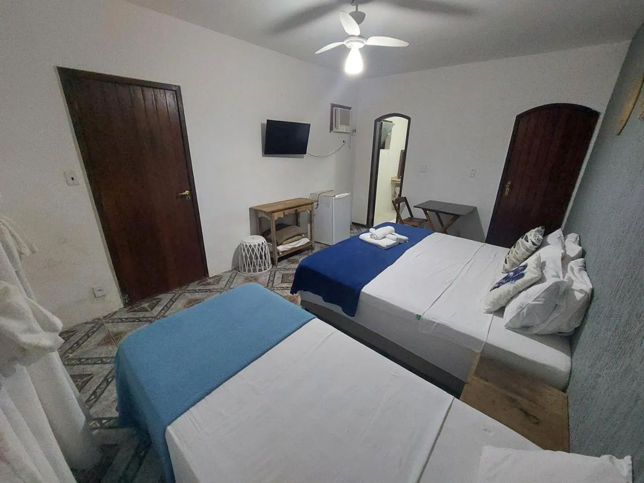 Bed in Pousada Sereia de Geriba