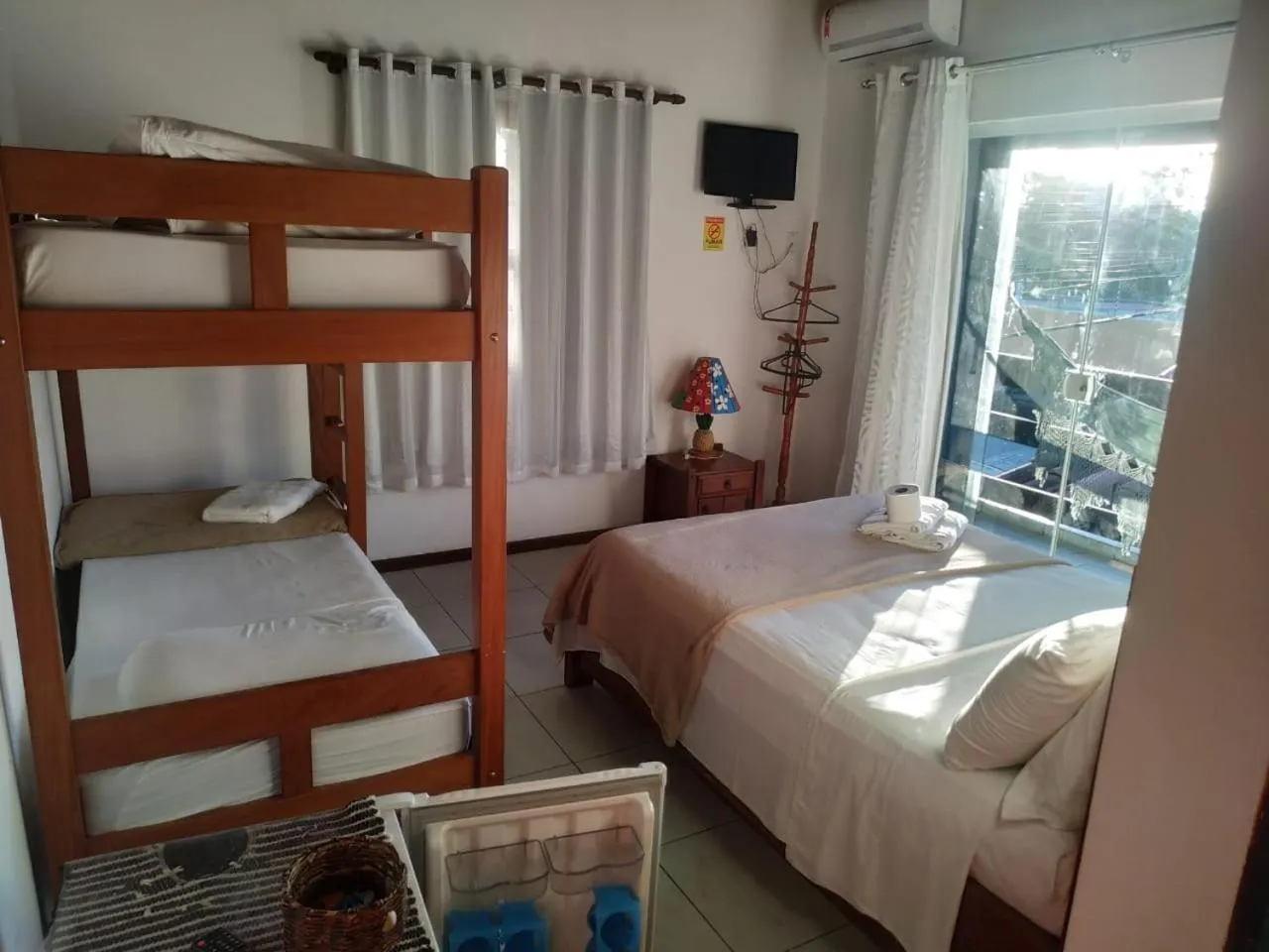 Bed in Pousada Sereia de Geriba