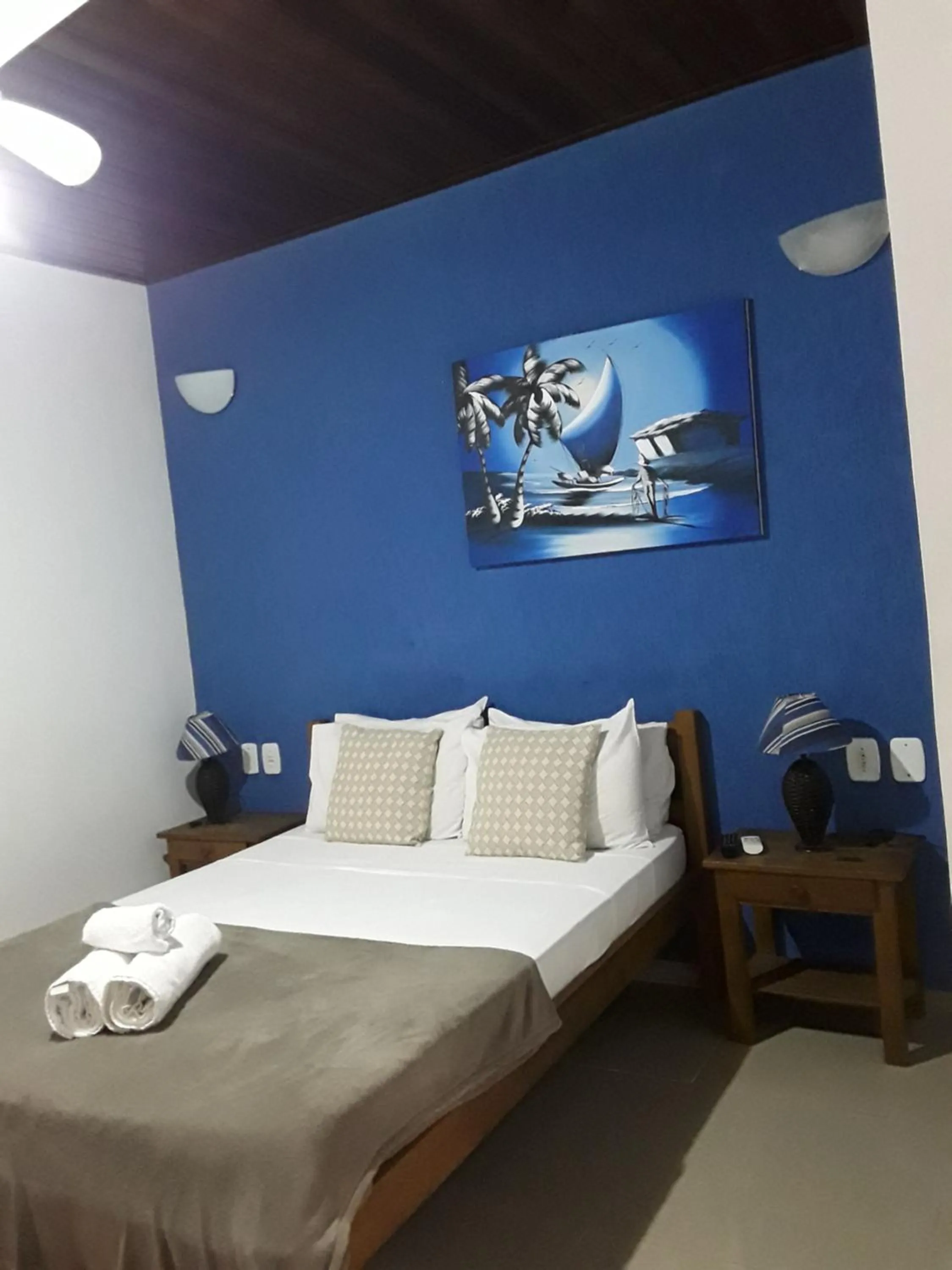 Bed in Pousada Sereia de Geriba