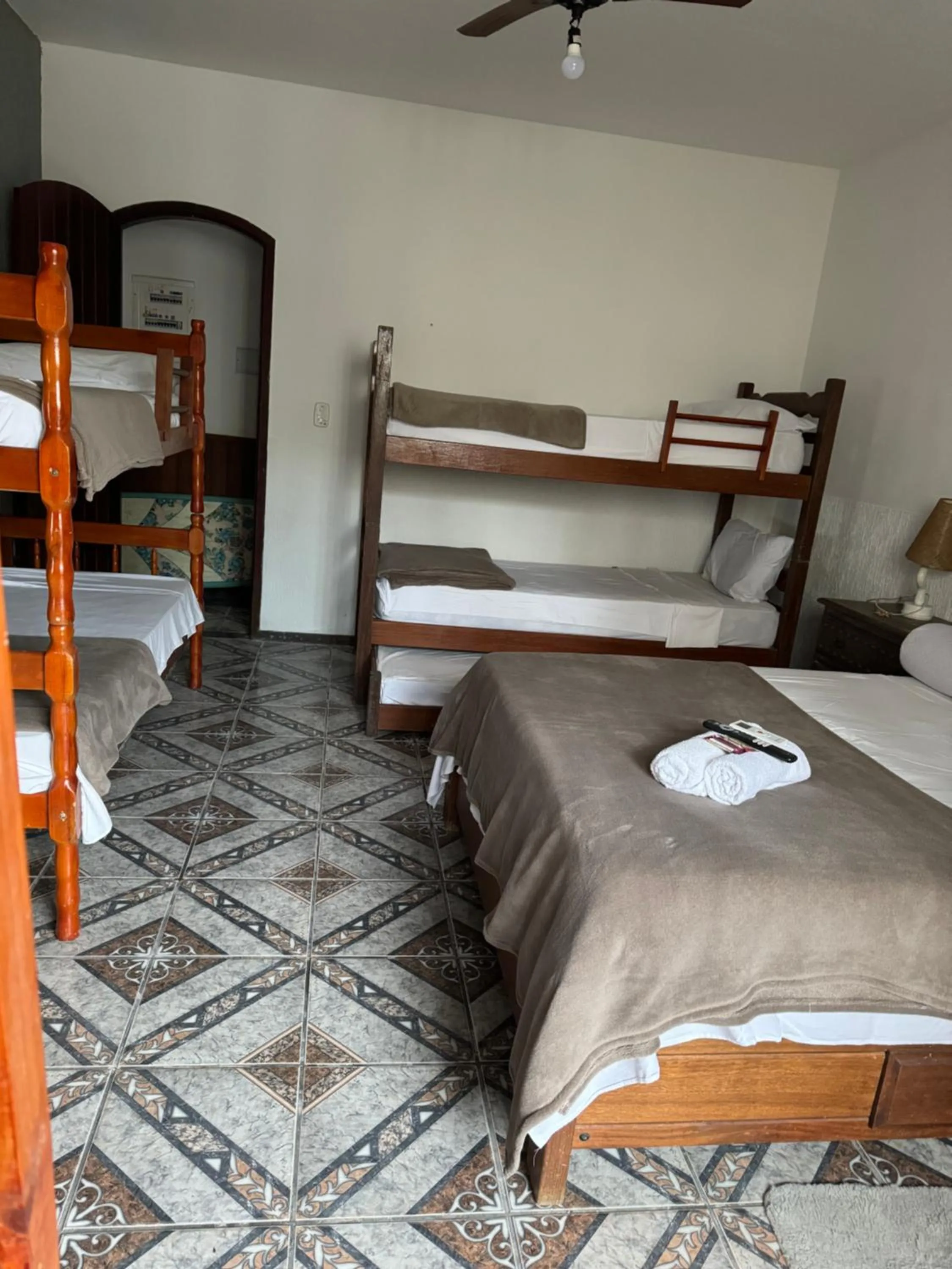 Bed in Pousada Sereia de Geriba